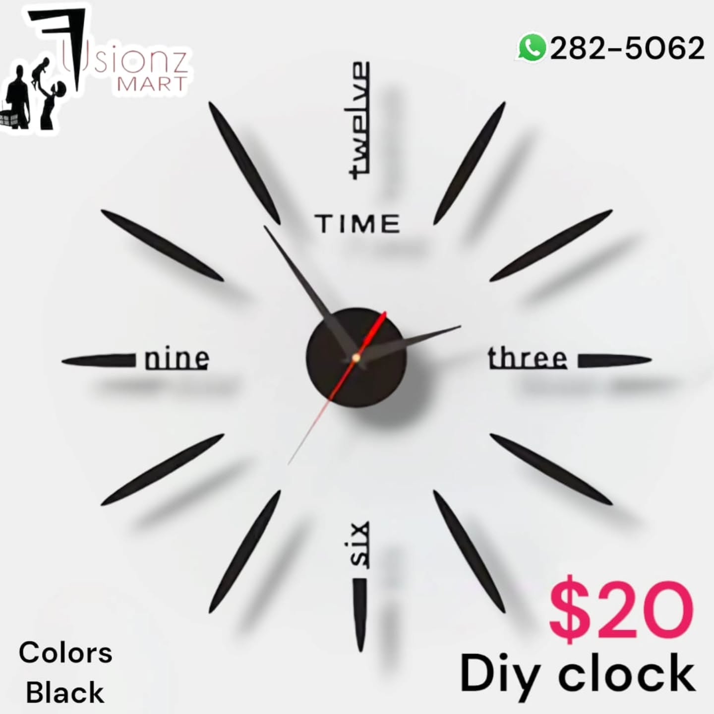 DIY Wall Clocks – $20 Each at Fusionz Mart