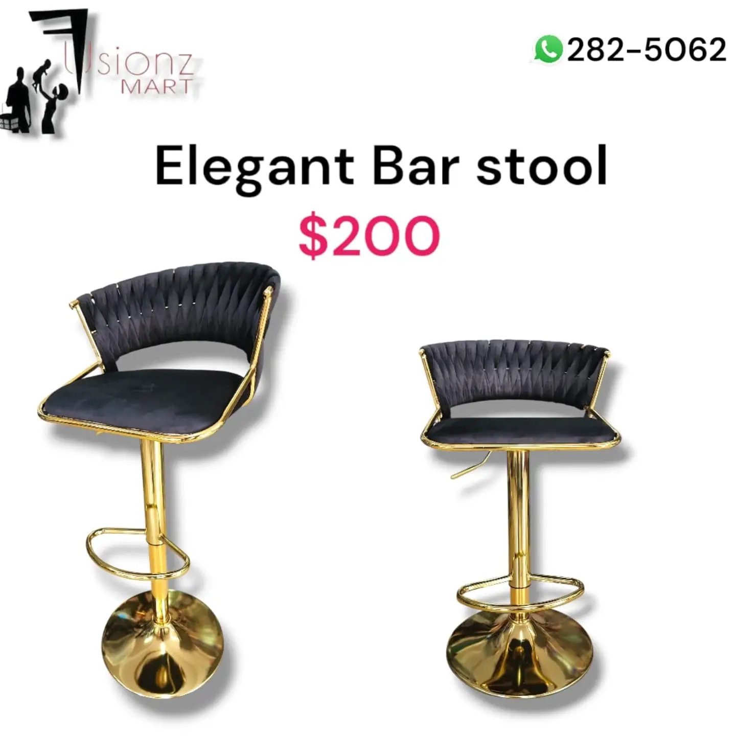 Fusionz Mart – Padded Arm Chairs & Elegant Bar Stools Available