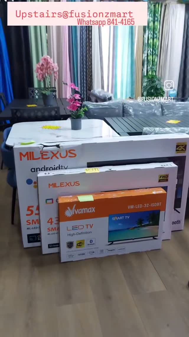 Smart TV Sale – 32", 43" & 55" from $449 at Fusionz Mart