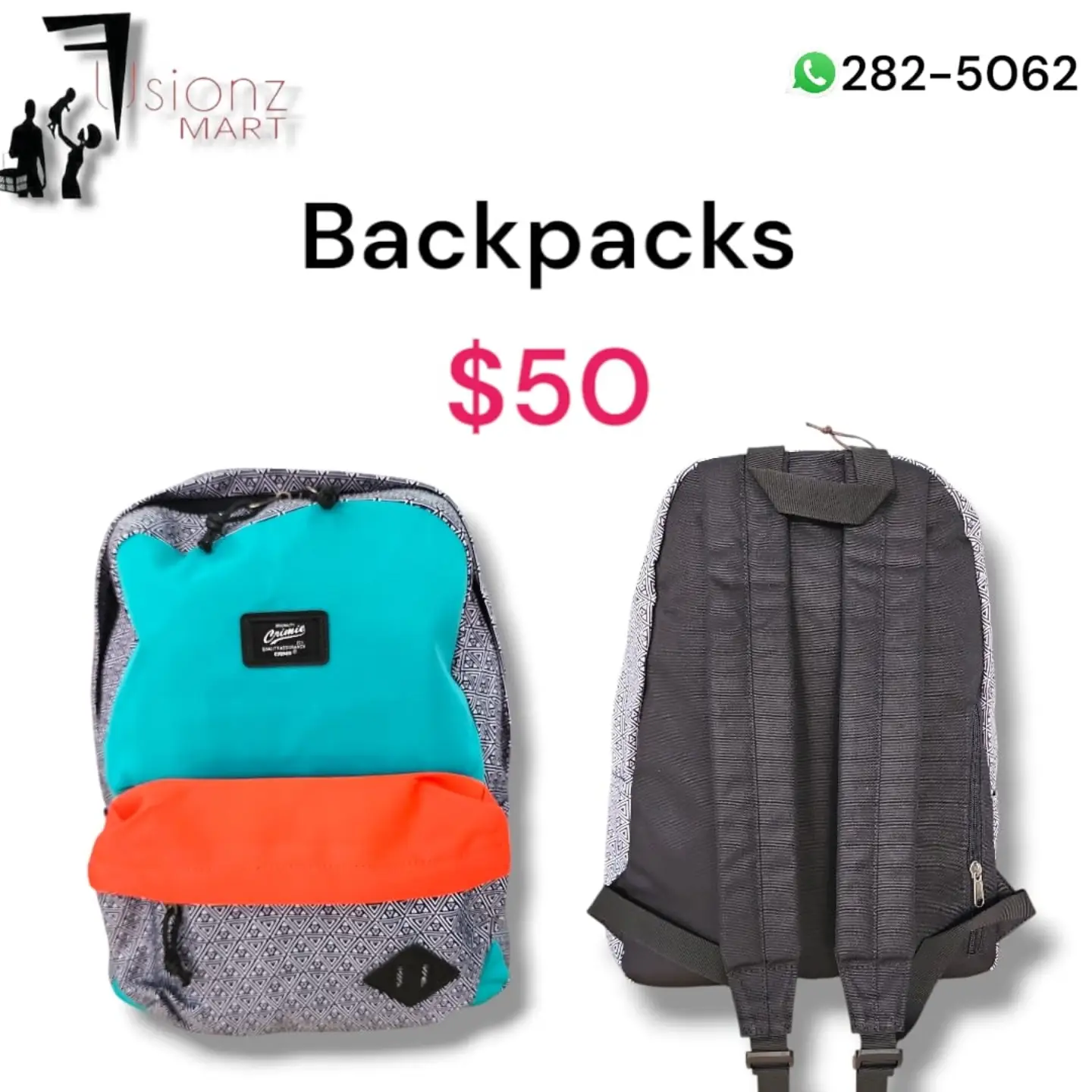 Kids Backpacks from $30 at Fusionz Mart