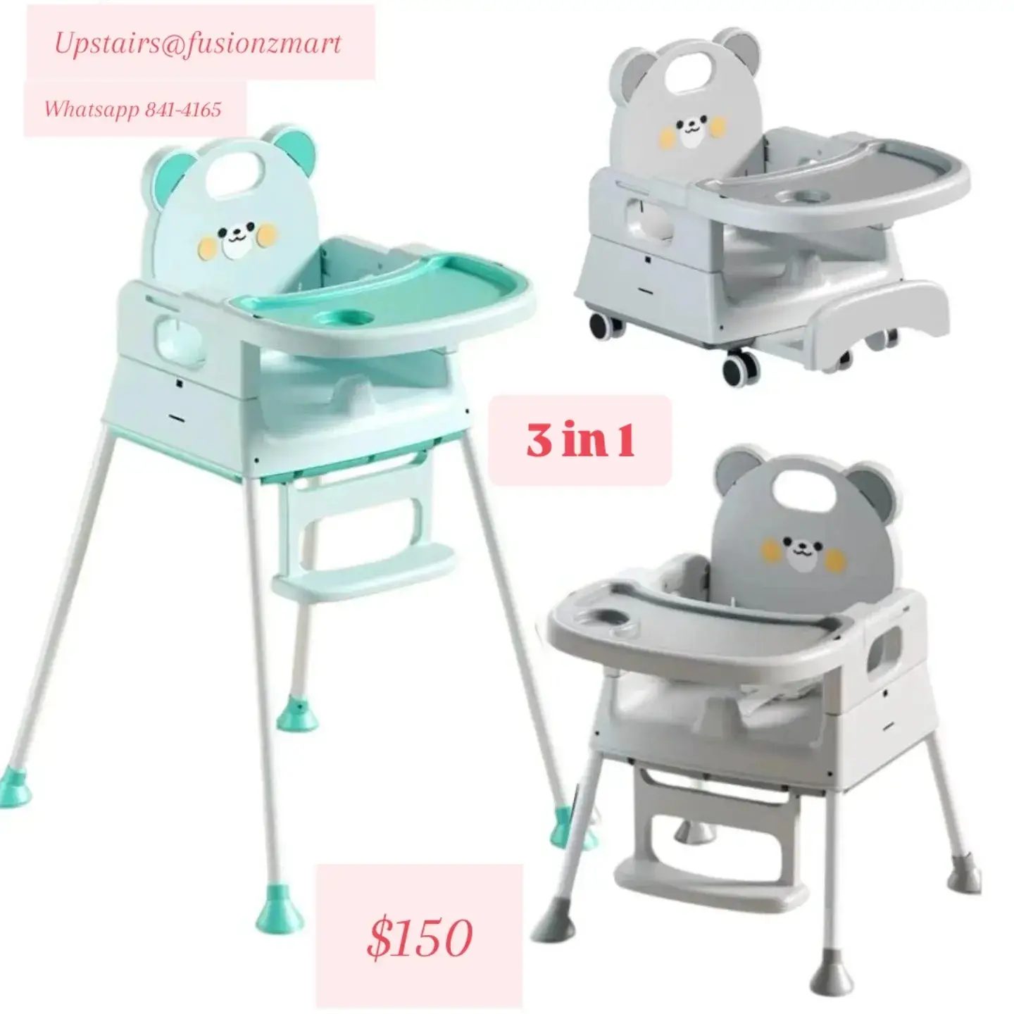 Baby Feeding High Chairs – From $135 at Fusionz Mart
