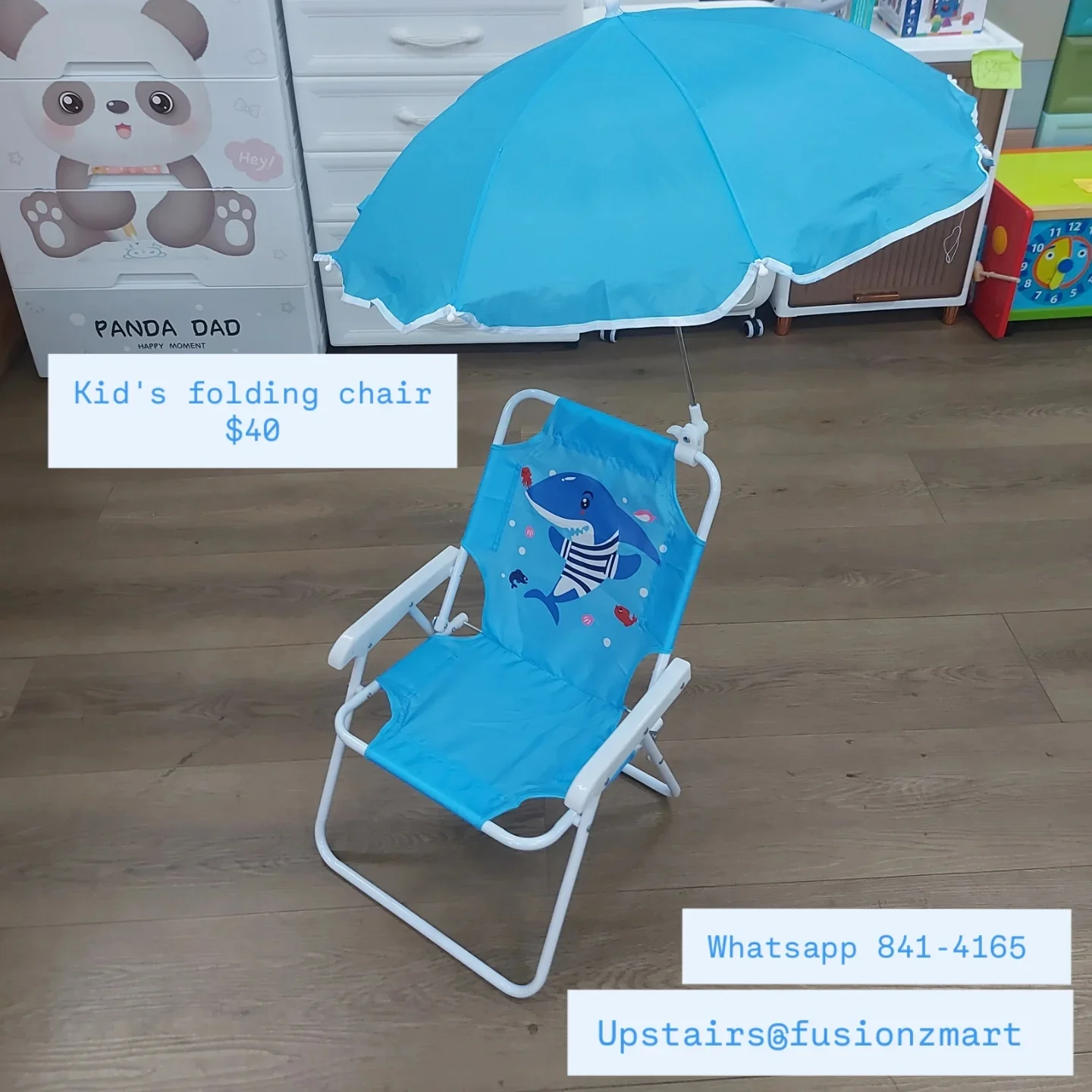 Kid's Folding Chairs with Umbrella – From $35 at Fusionz Mart