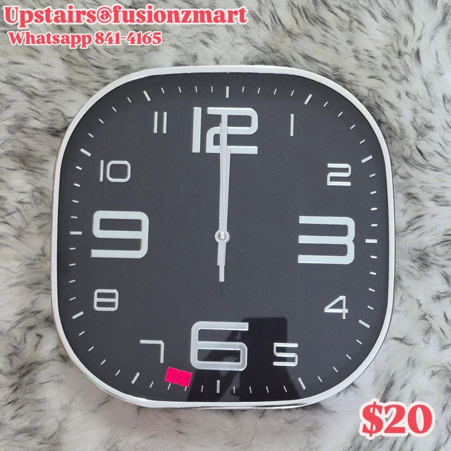 Wall Clocks – Variety Available from $20 at Fusionz Mart