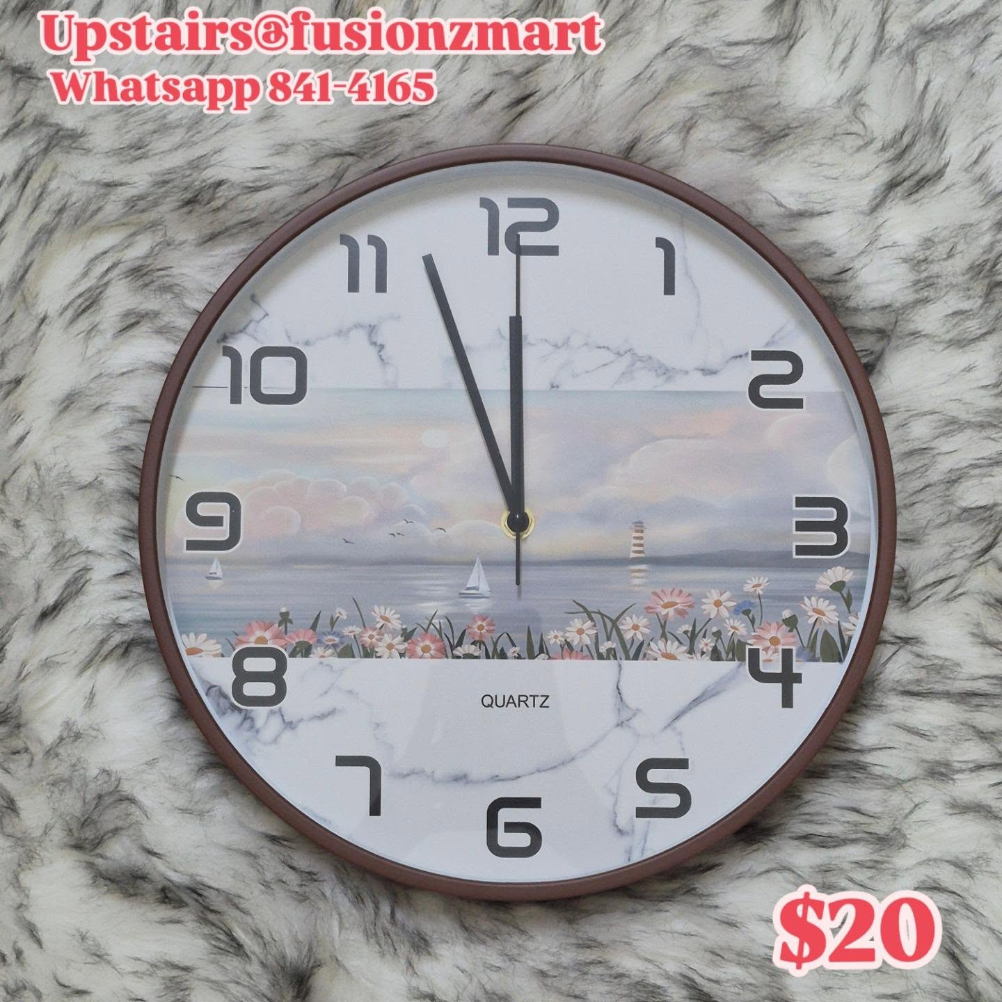 Wall Clocks – Variety Available from $20 at Fusionz Mart