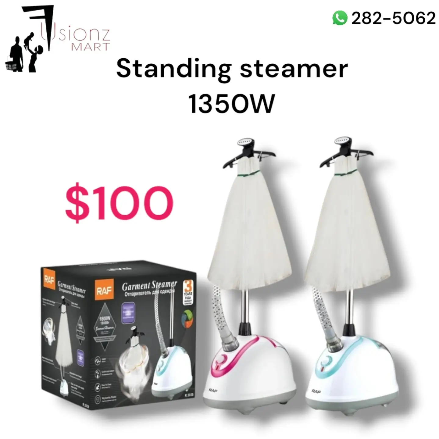 Refrigerators & Standing Steamer Available at Fusionz Mart