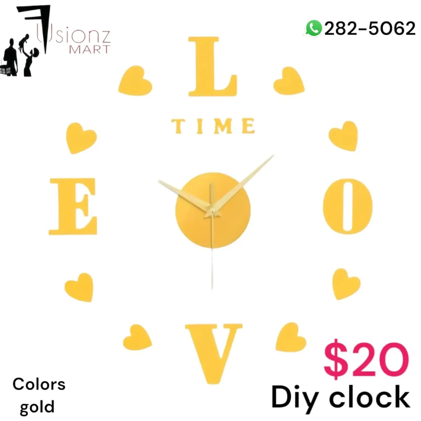 DIY Wall Clocks – $20 Each at Fusionz Mart