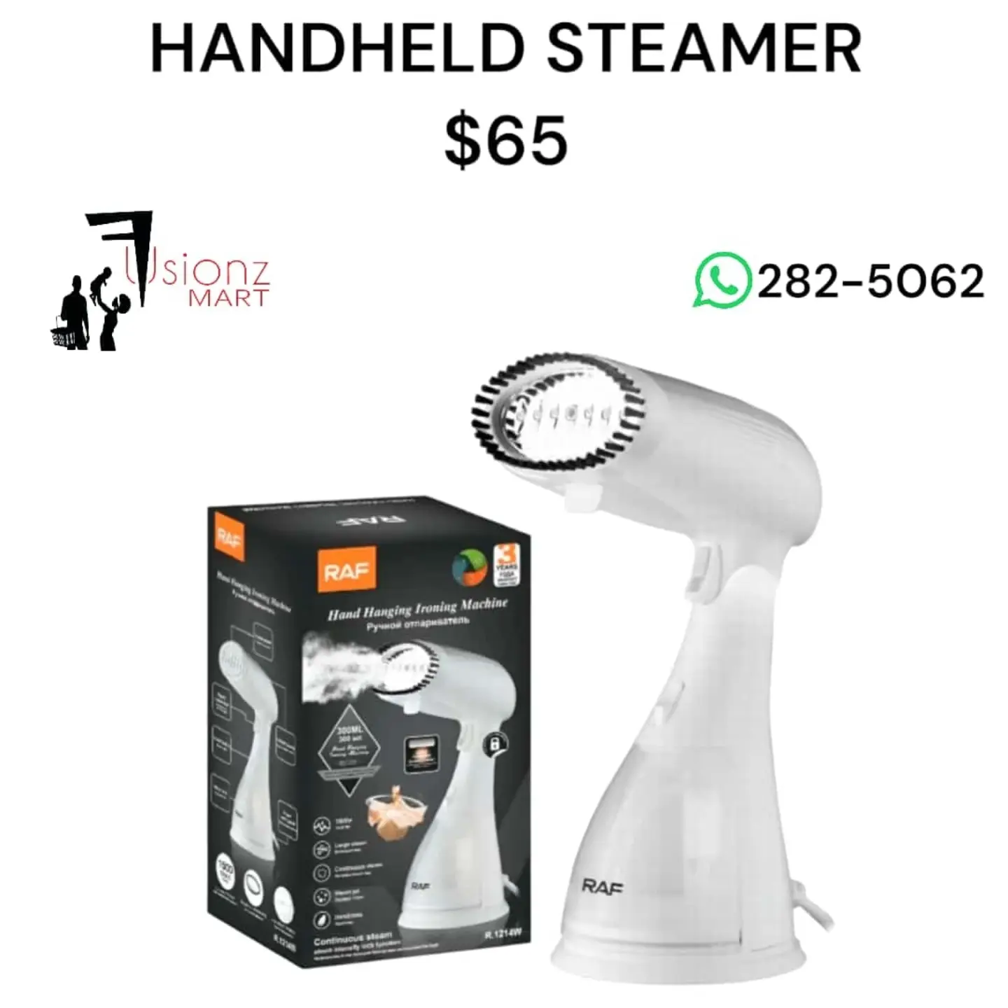 Hot Plates Available at Fusionz Mart – Infrared Cooker $75, Handheld Steamer $65, 3-in-1 Vacuum Cleaner $120