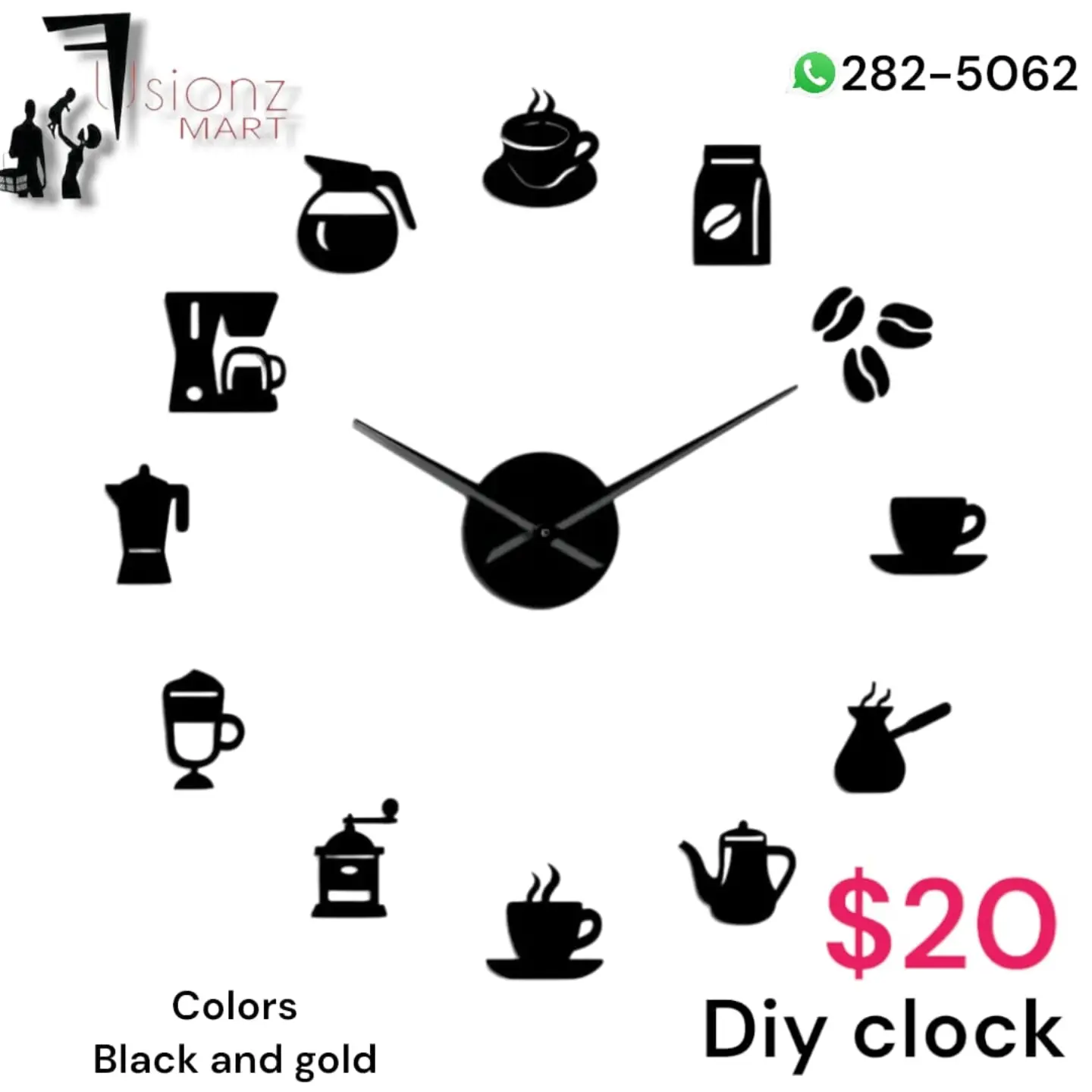 DIY Clocks Available at Fusionz Mart – From $20