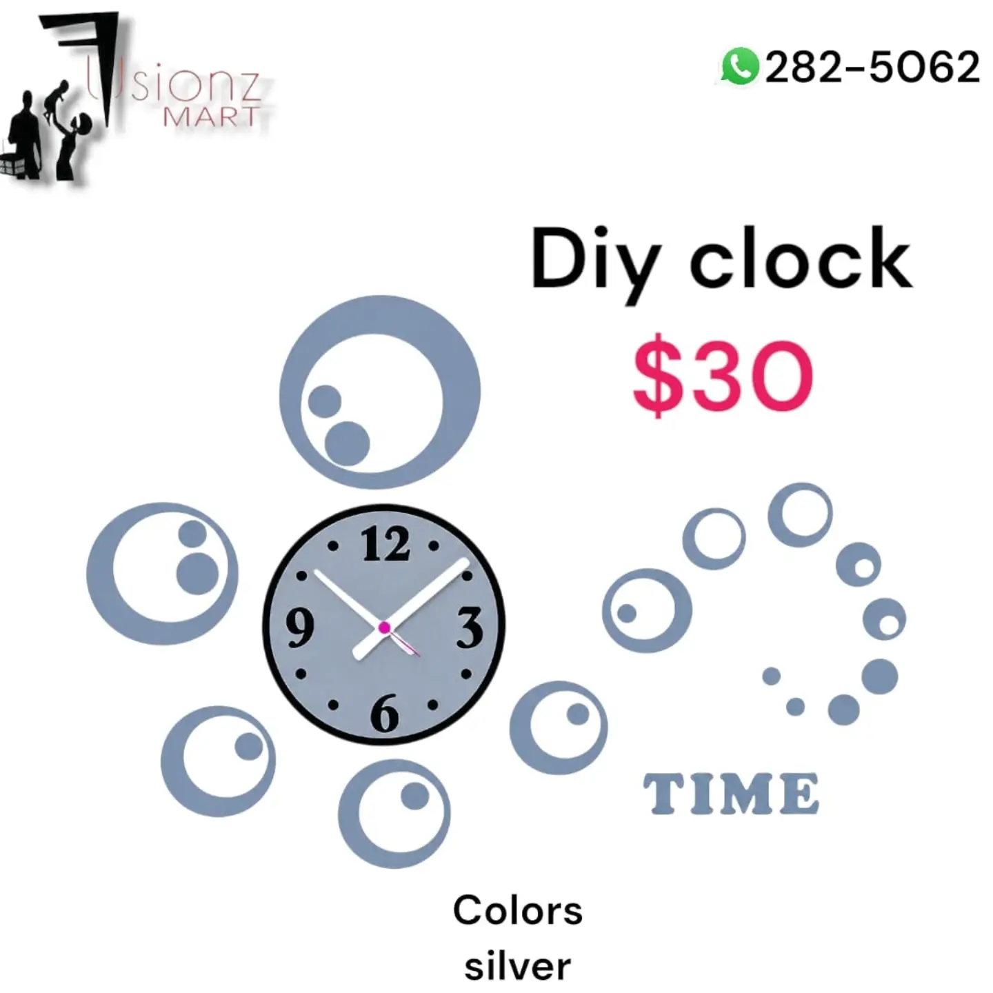 DIY Clocks Available at Fusionz Mart – From $20