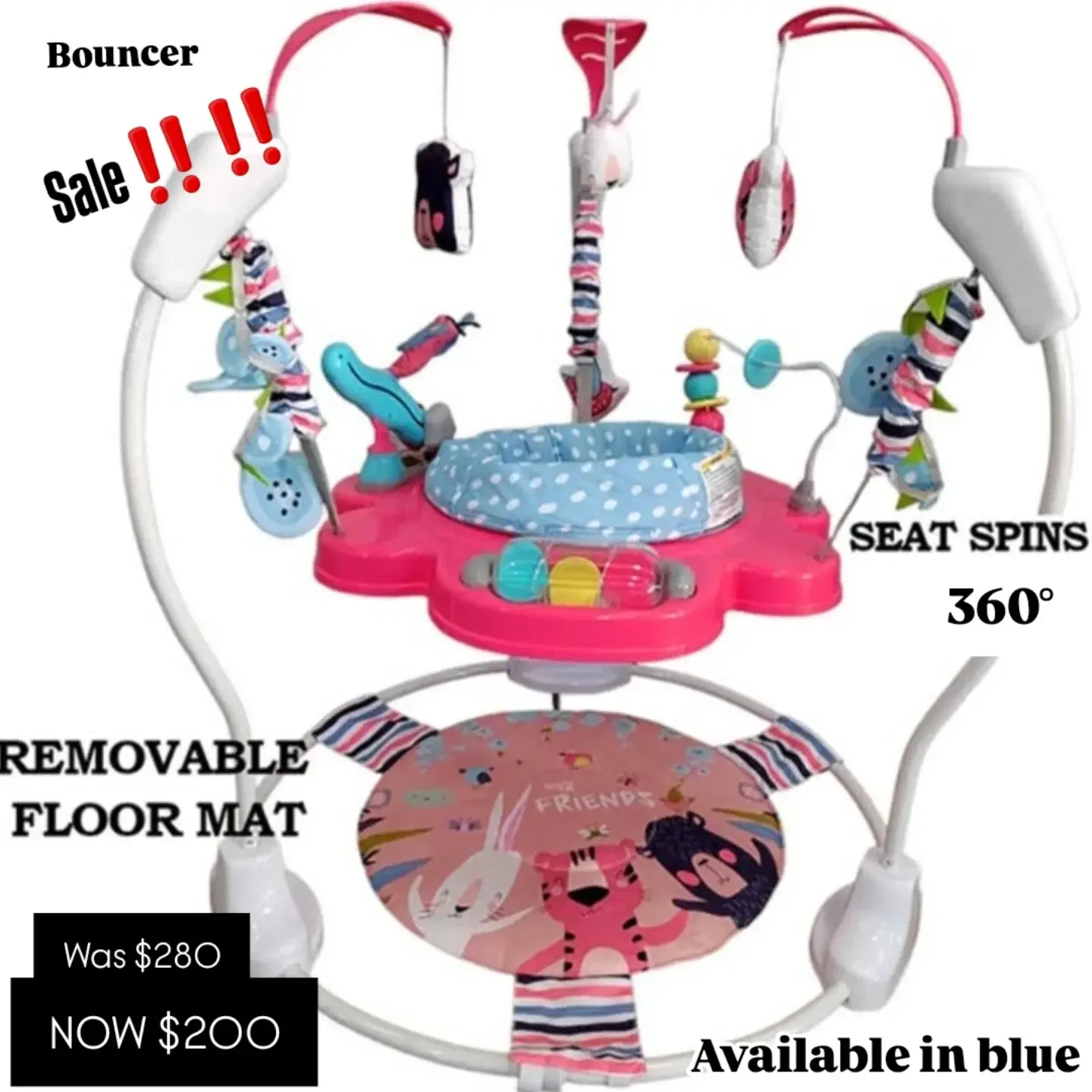 Baby Gear Sale – Activity Centers, Jumpers & Portable Dining Chairs