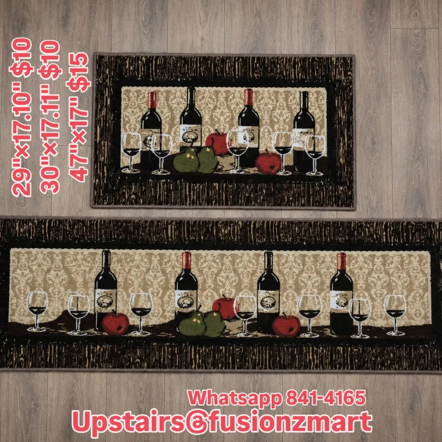 Kitchen Mats – Multiple Sizes from $10 at Fusionz Mart