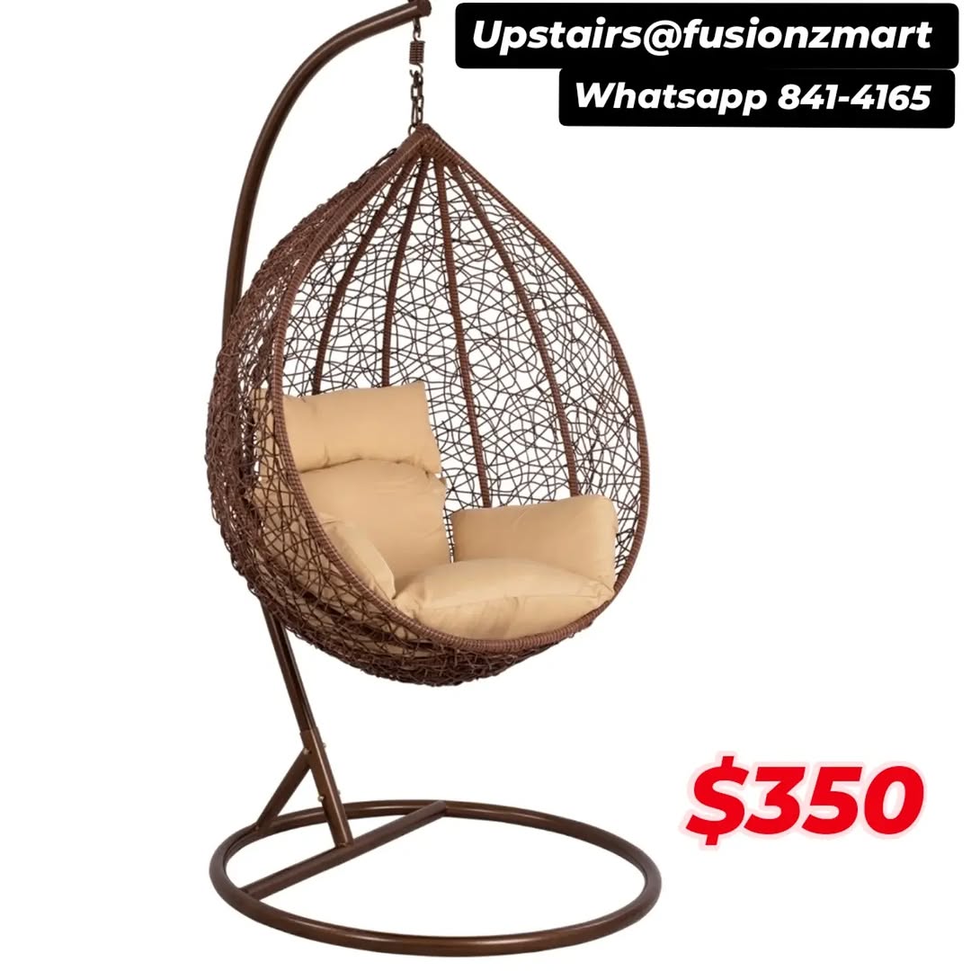 Fusionz Mart Furniture Sale – Swing Chair $350 & Vanity Sets $260