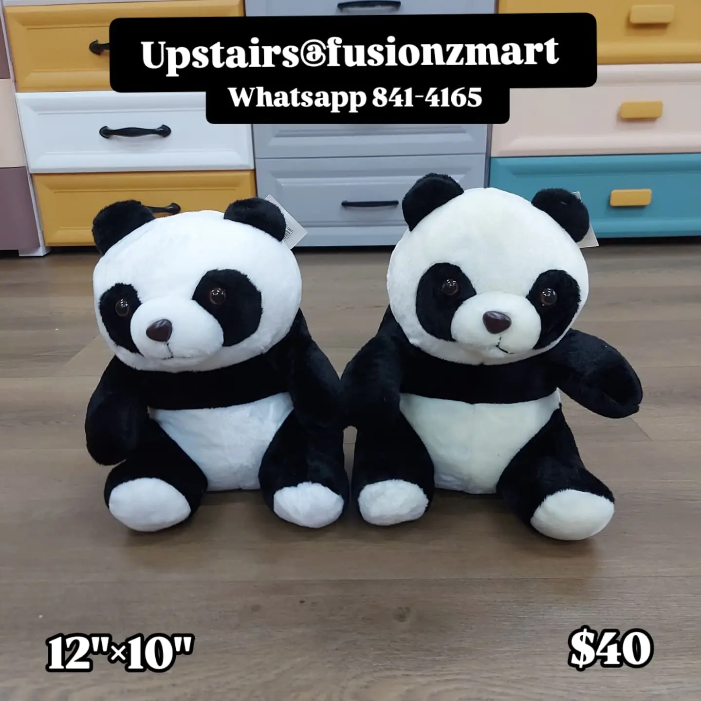 Plushies Available at Fusionz Mart – Penguin $50, Teddy Bear $45, Tiger $65
