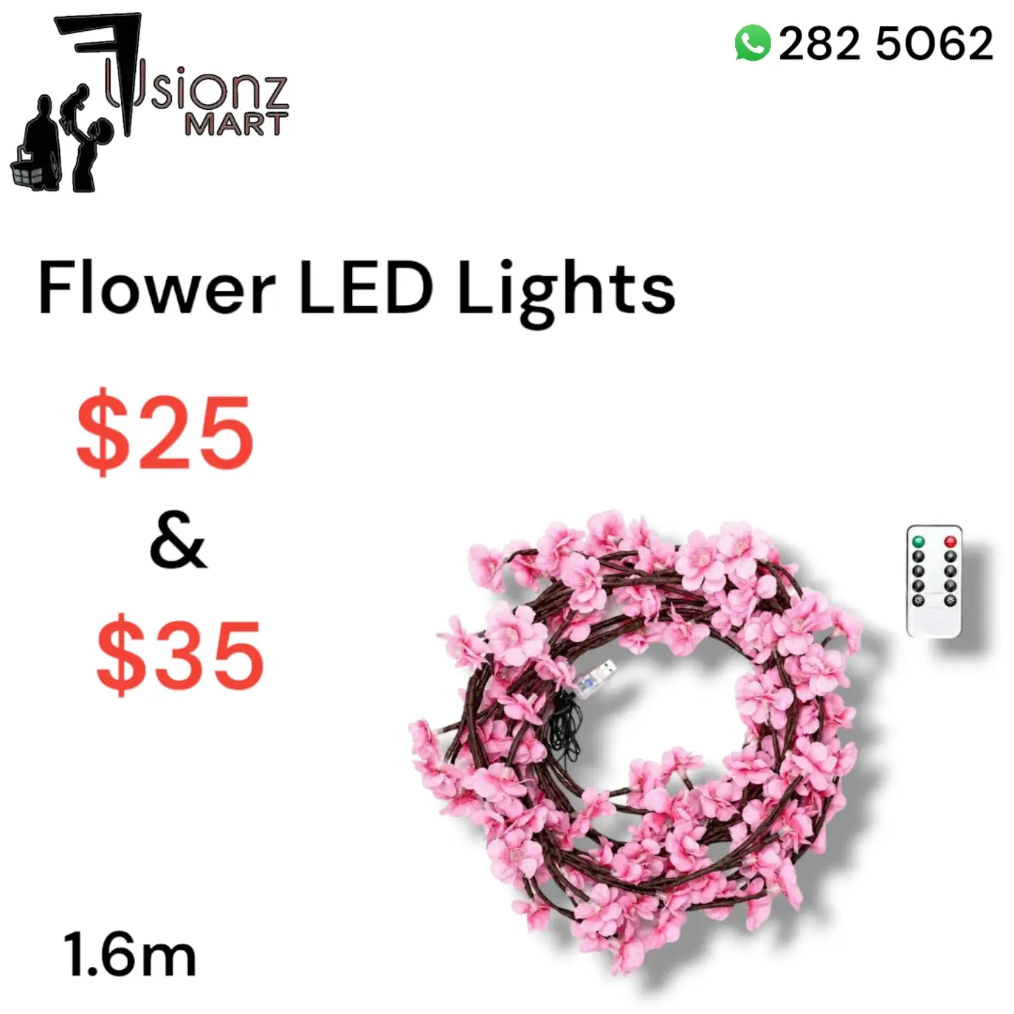 Decorative LED Lights Available at Fusionz Mart – Strip, Butterfly & Flower Lights