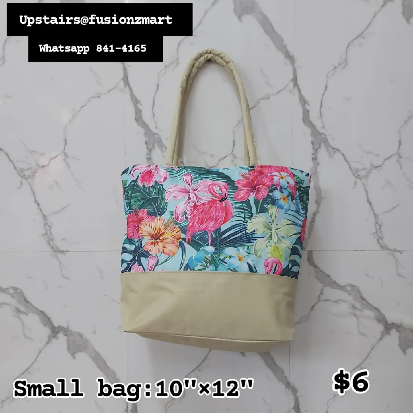 Tropical Flamingo Tote Bags – $6 Each at Fusionz Mart