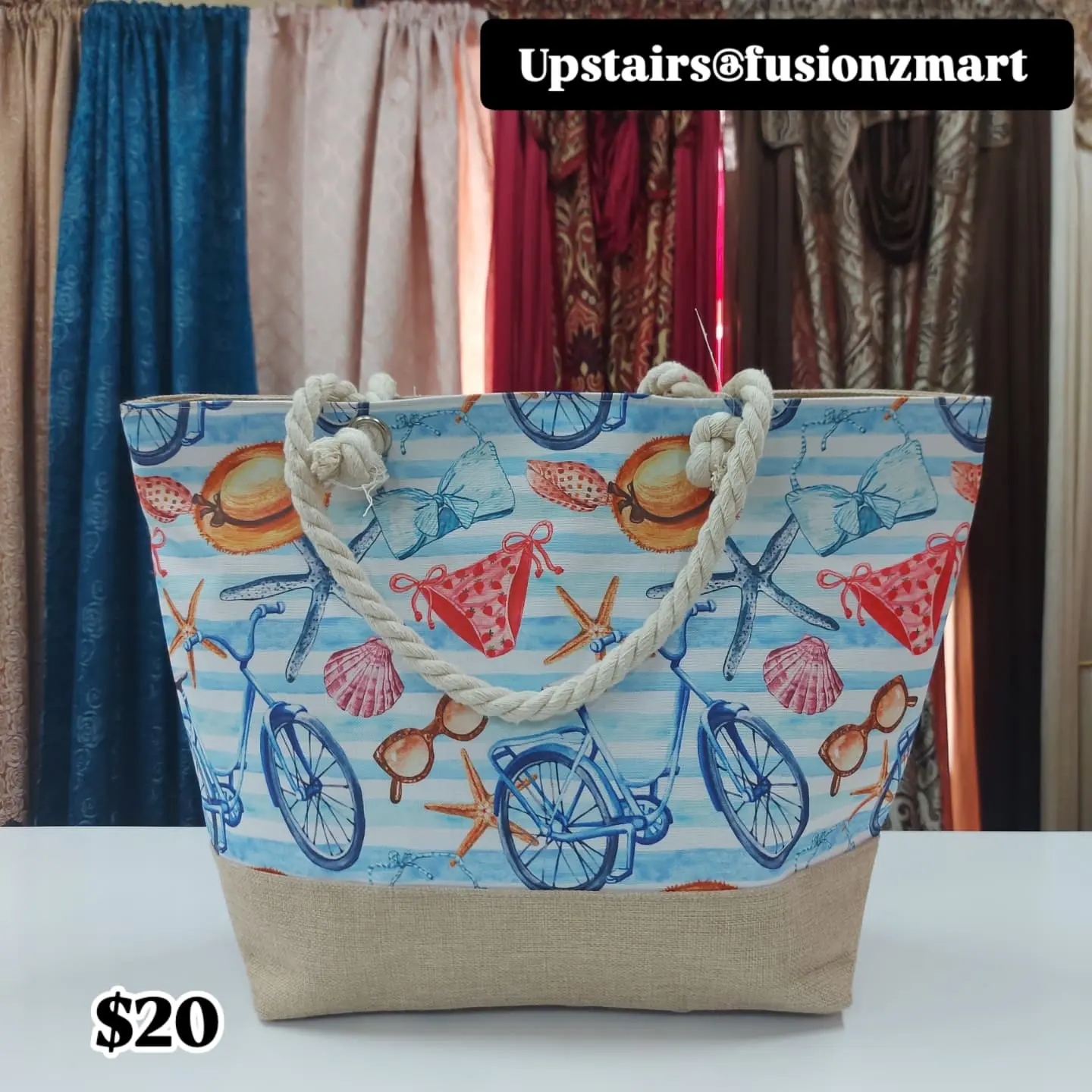 Tropical Flamingo Tote Bags – $6 Each at Fusionz Mart