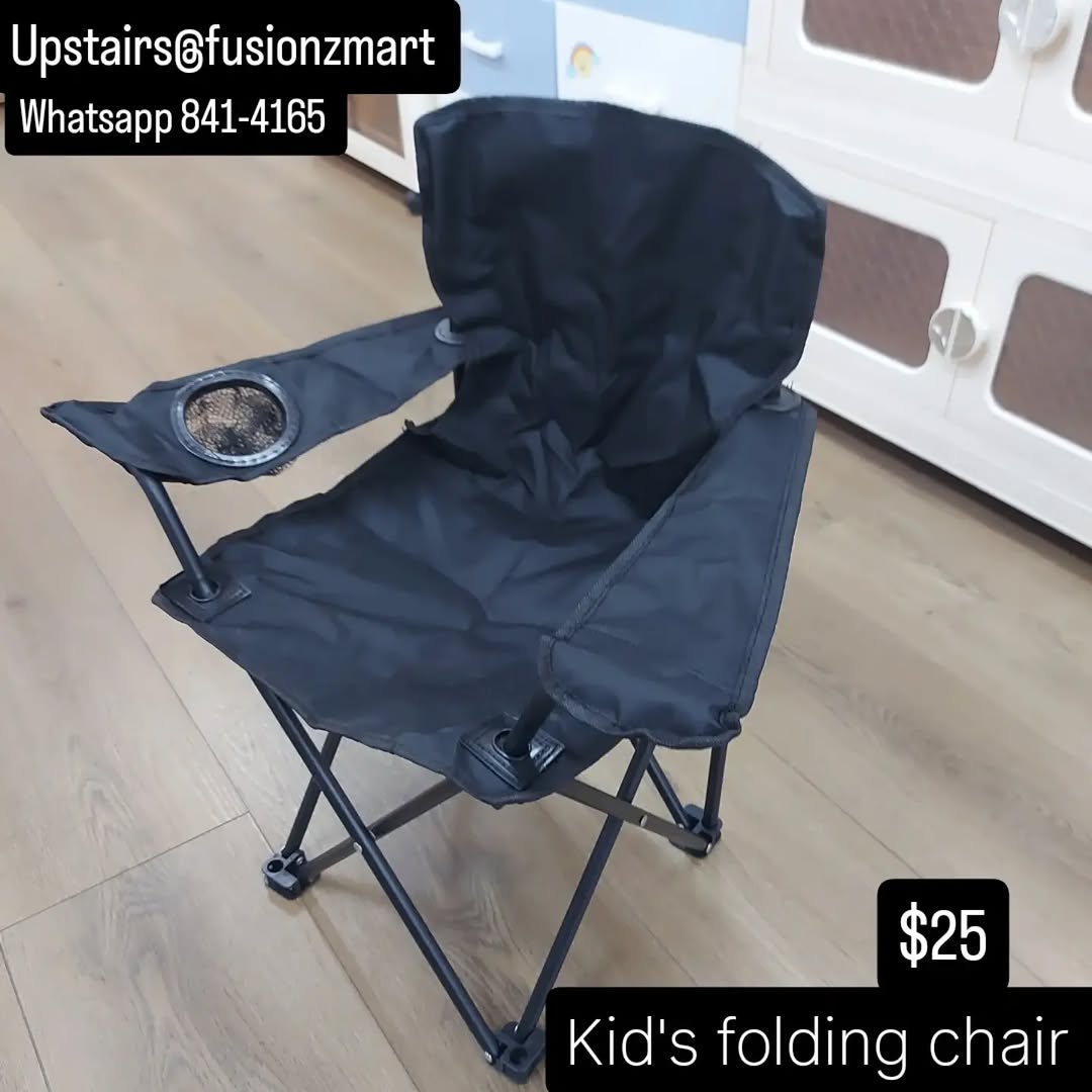 Kid's Folding Chairs – $25 at Fusionz Mart