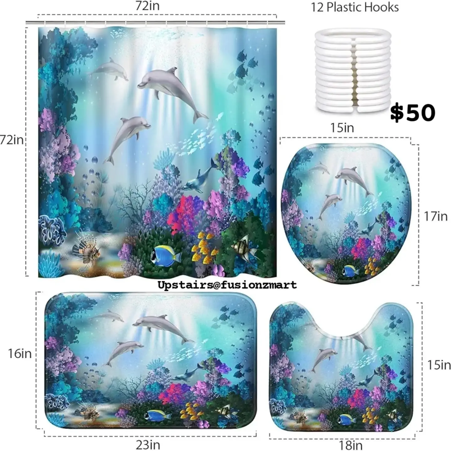 Bathroom Sets Available at Fusionz Mart – $50 Each