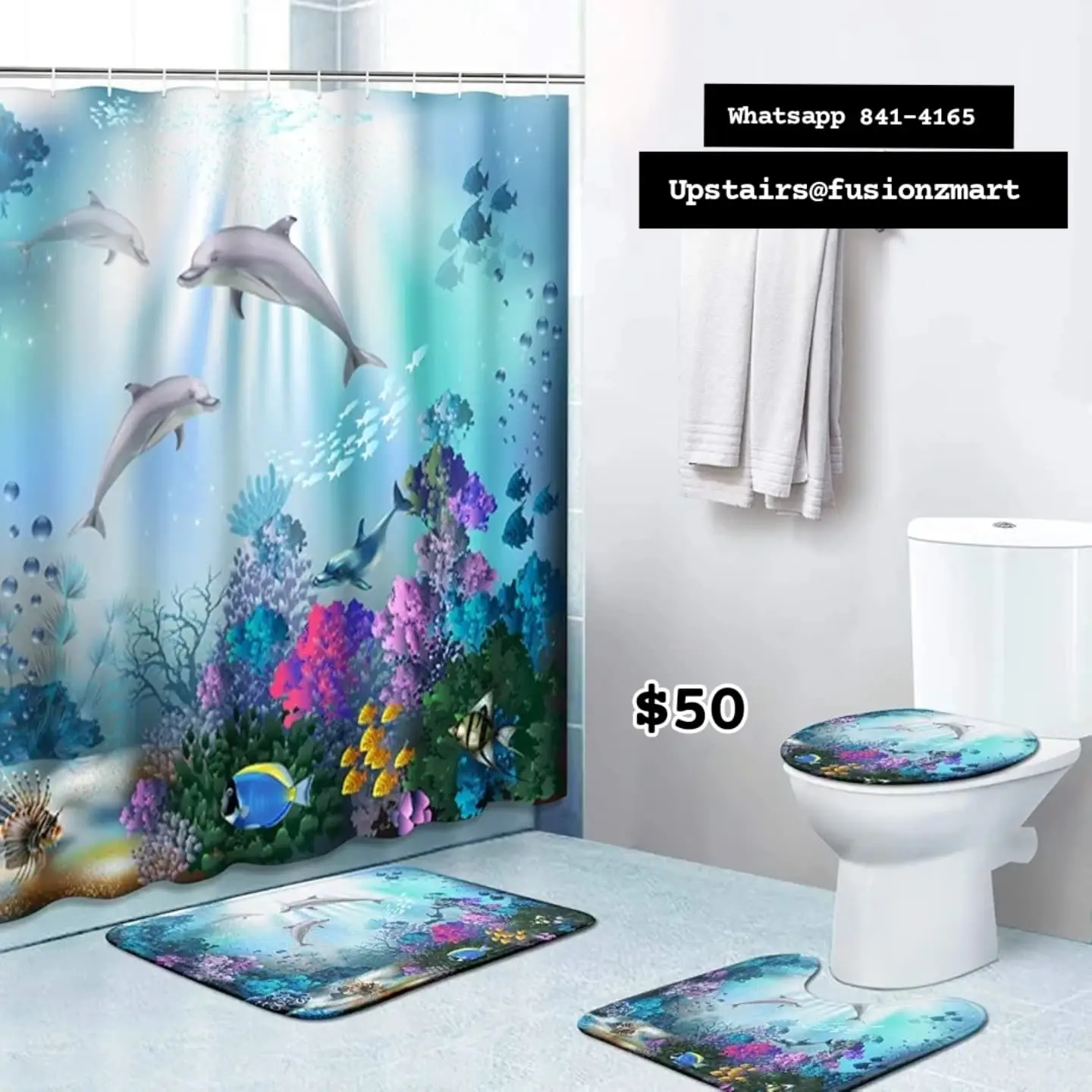 Bathroom Sets Available at Fusionz Mart – $50 Each