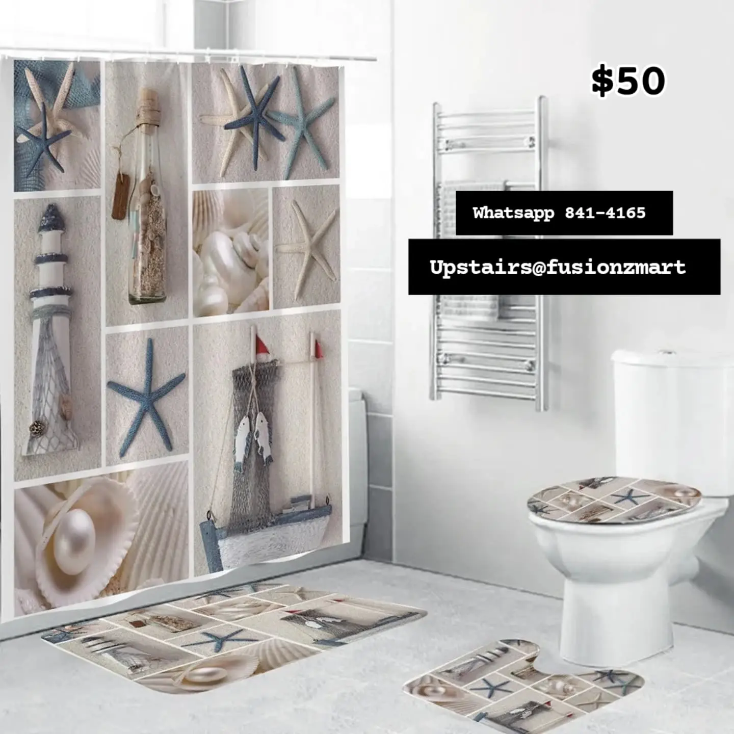 Bathroom Sets Available at Fusionz Mart – $50 Each