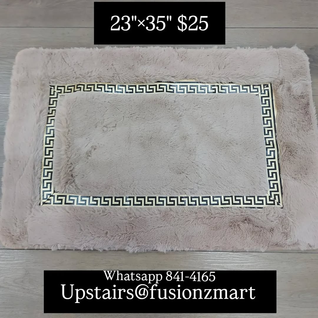 Fur Mats Available at Fusionz Mart – Two Sizes from $25