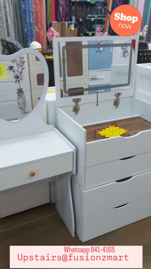 Variety of Drawers & Vanities – $90 to $445 at Fusionz Mart