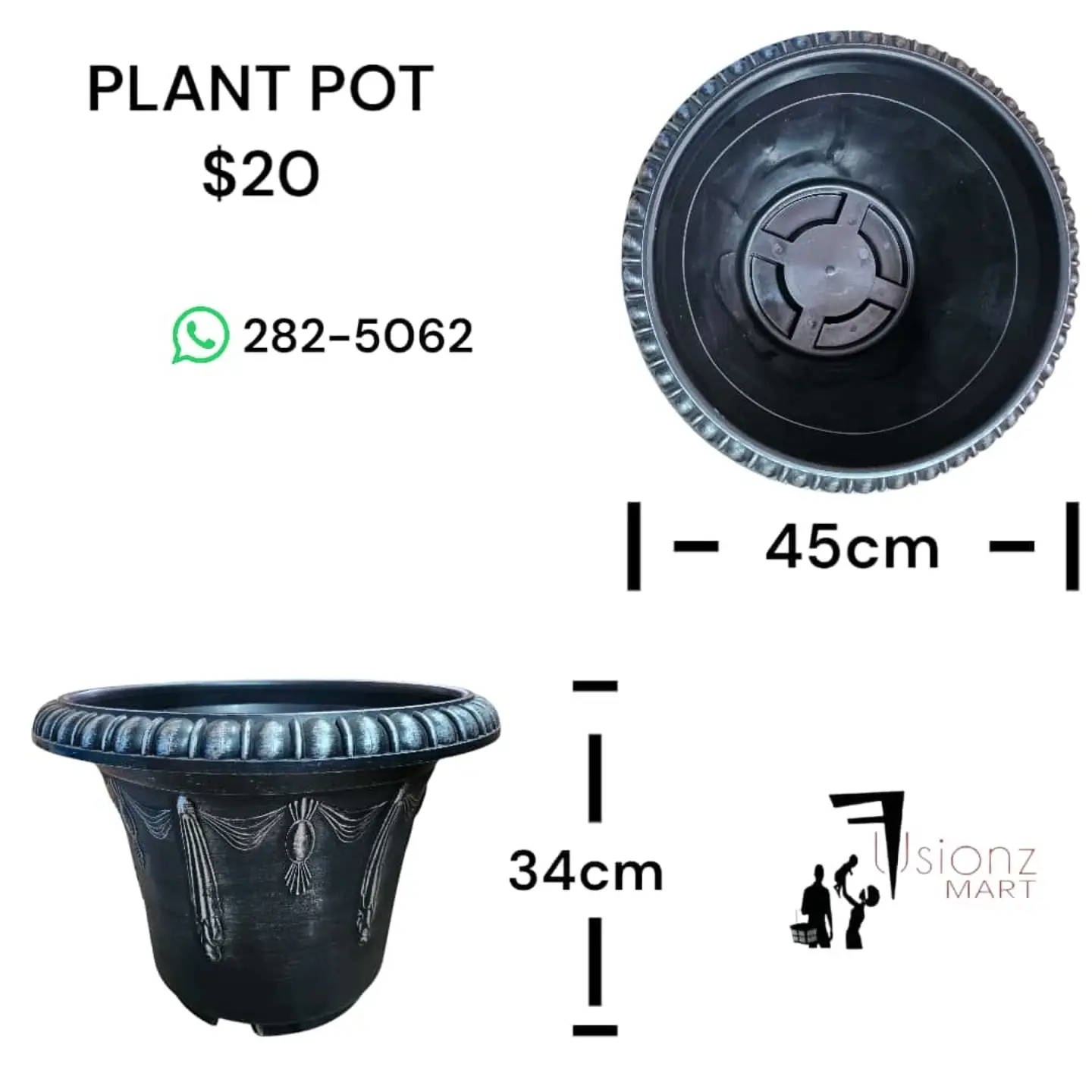 Plant Pots Available at Fusionz Mart – From $5