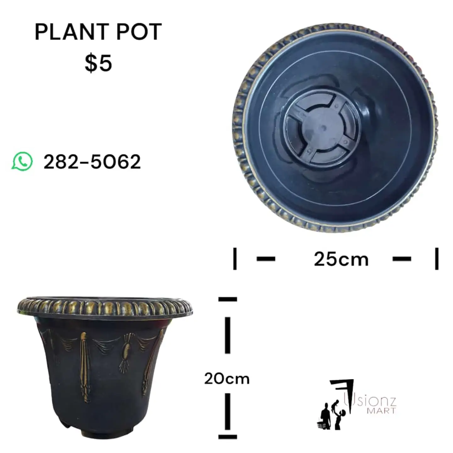 Plant Pots Available at Fusionz Mart – From $5