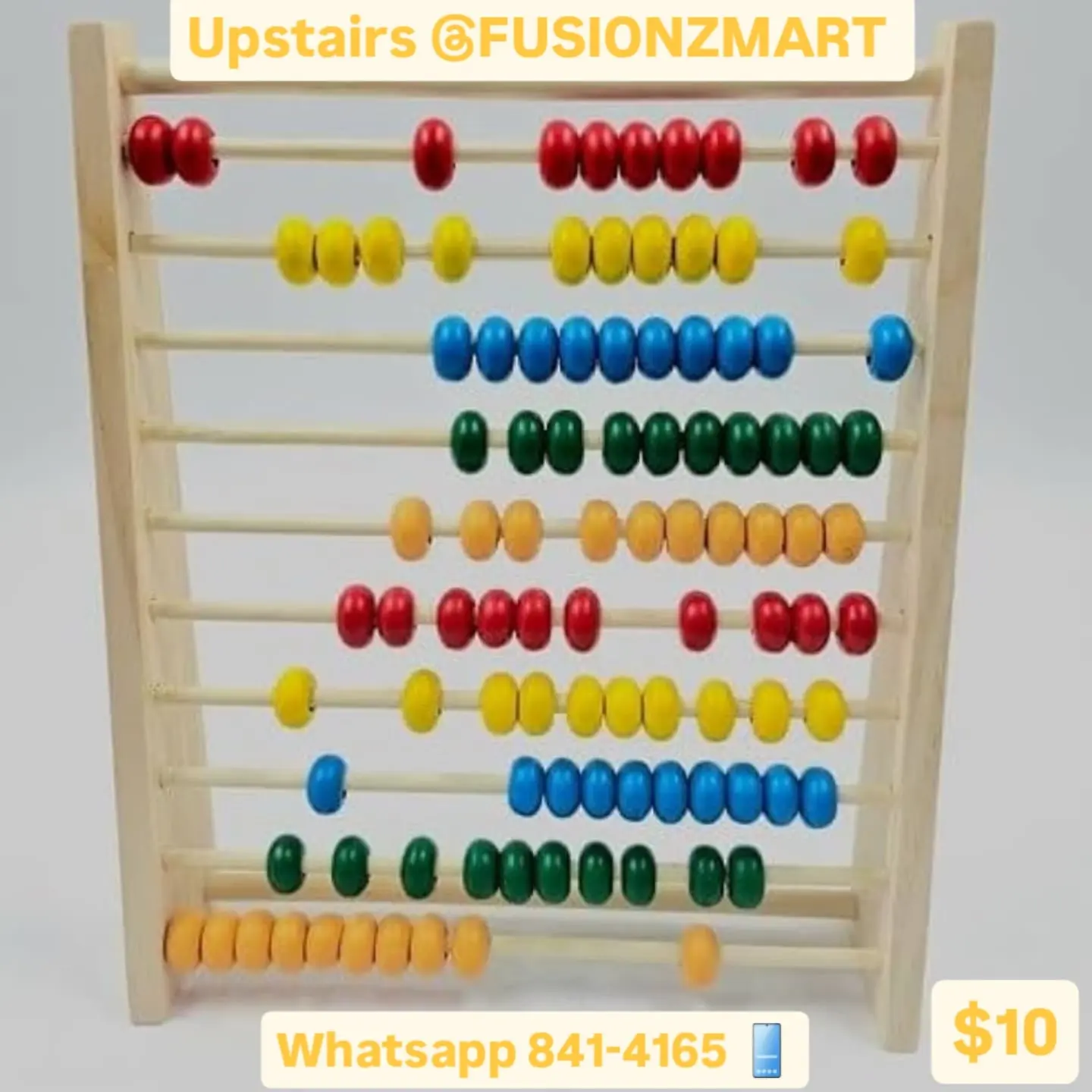 Children's Wooden Abacus – $7 at Fusionz Mart