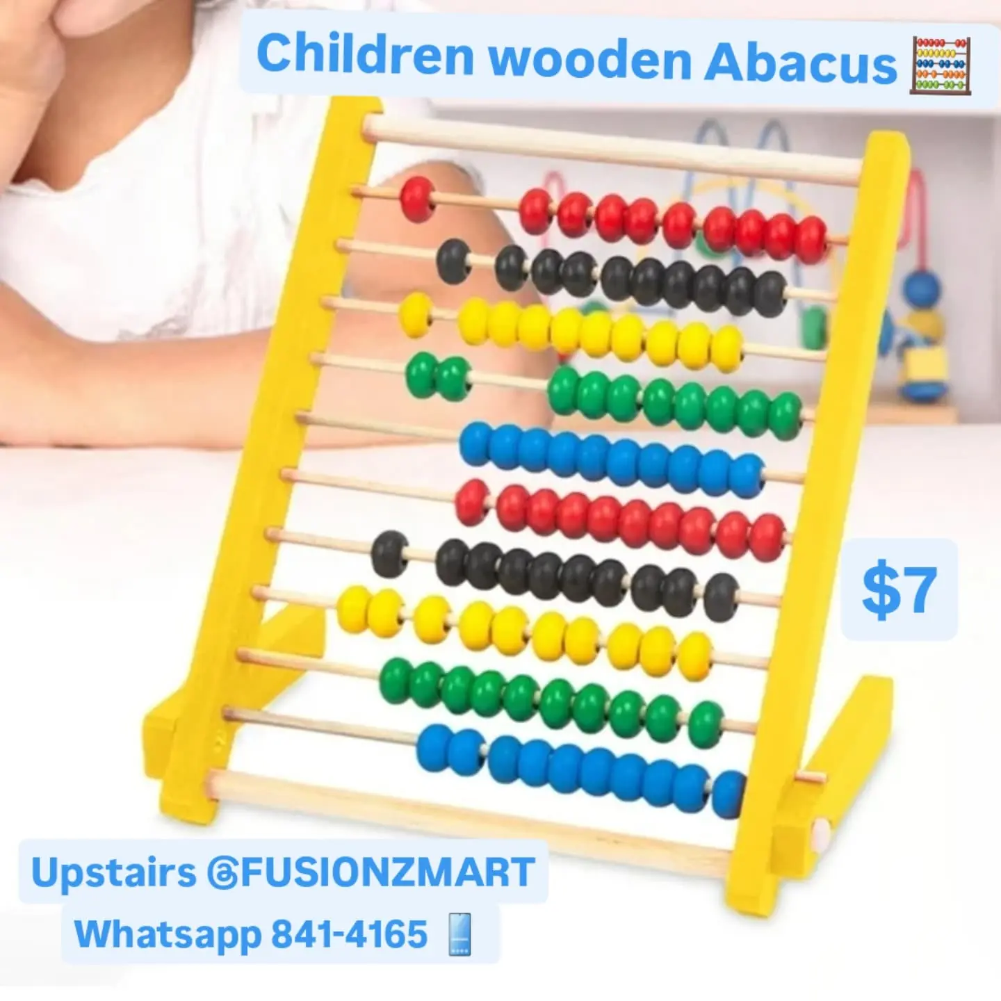 Children's Wooden Abacus – $7 at Fusionz Mart