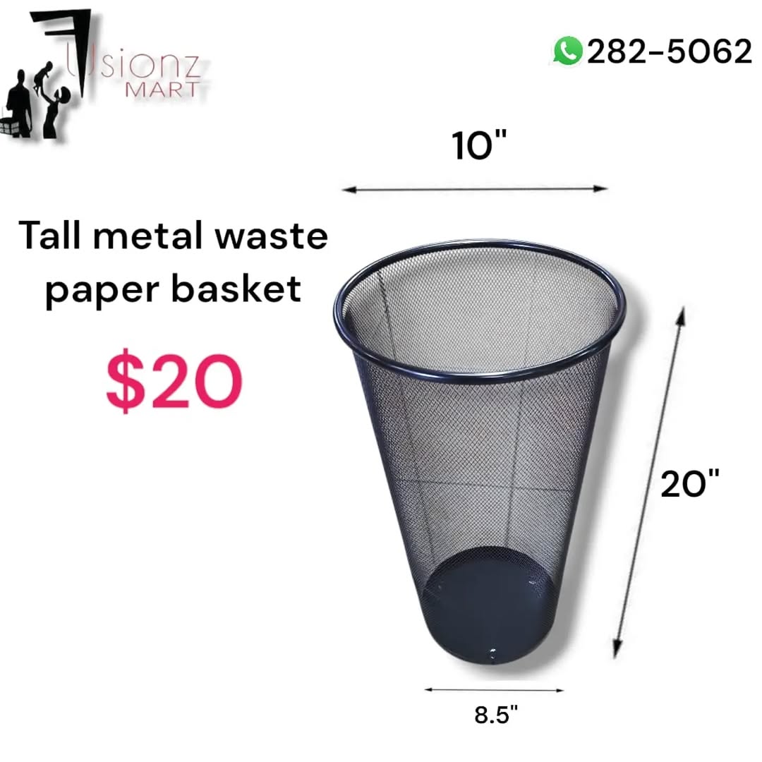Fusionz Mart – Metal Waste Baskets & Garbage Cans Sale (Up to 50% Off)