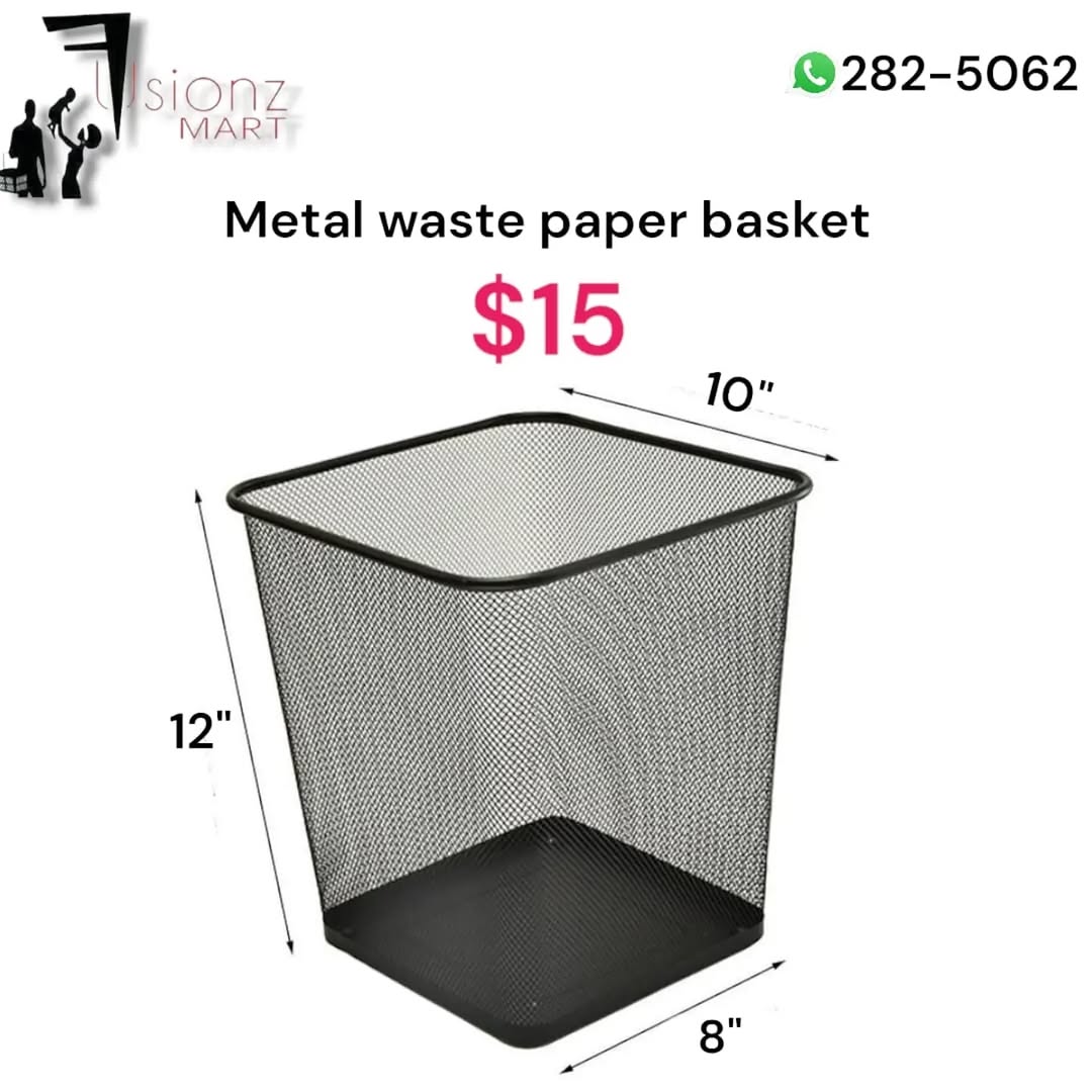 Fusionz Mart – Metal Waste Baskets & Garbage Cans Sale (Up to 50% Off)
