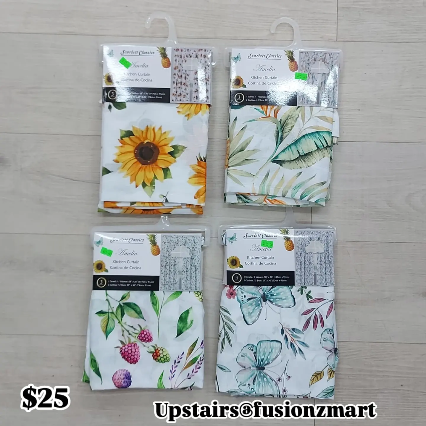 Kitchen Curtains – $25 Each at Fusionz Mart