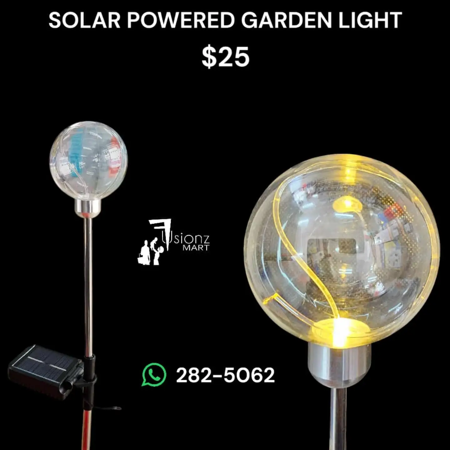 Solar Powered Garden Lights – $15 at Fusionz Mart