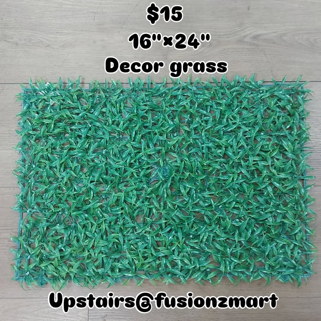 Artificial Grass Mats & Decorative Flowers – Prices from $25 at Fusionz Mart