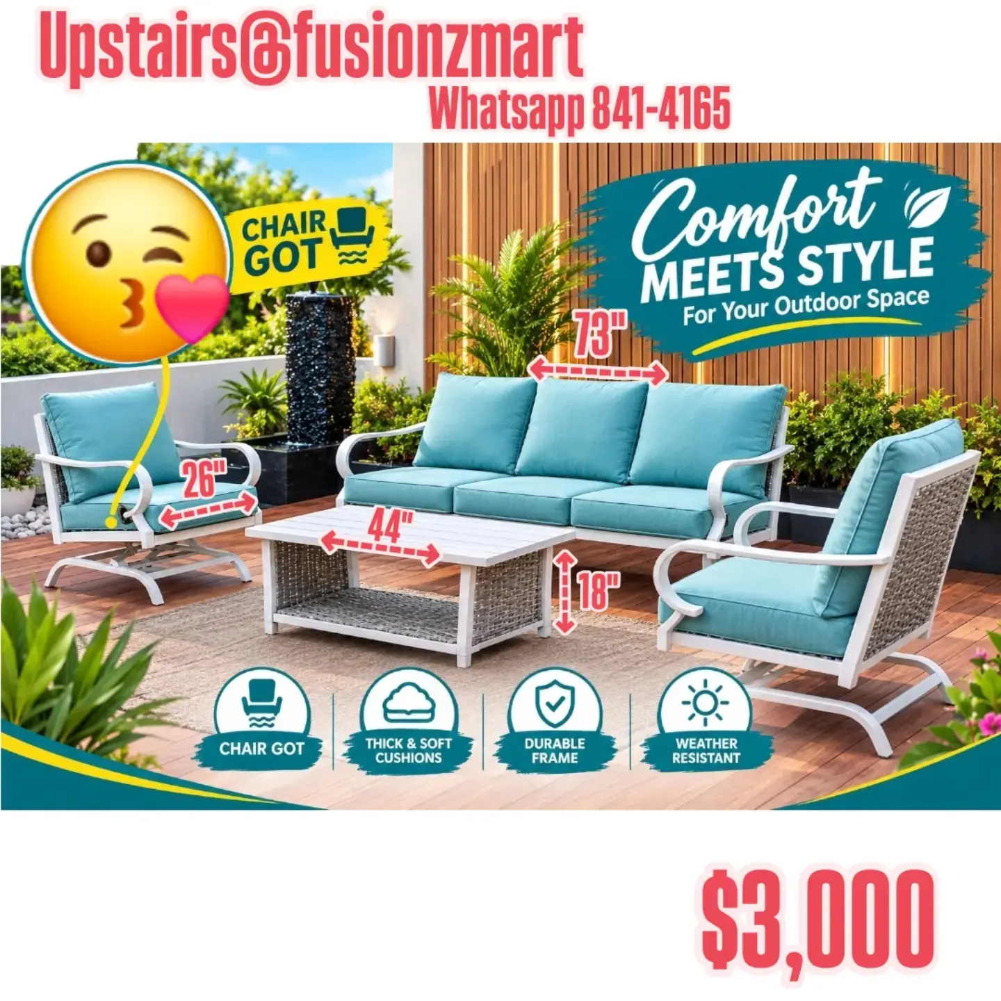 Fusionz Mart Furniture: 2-in-1 Bed & Sofa $1,500, Nesting Tables $80, Multipurpose Table $50