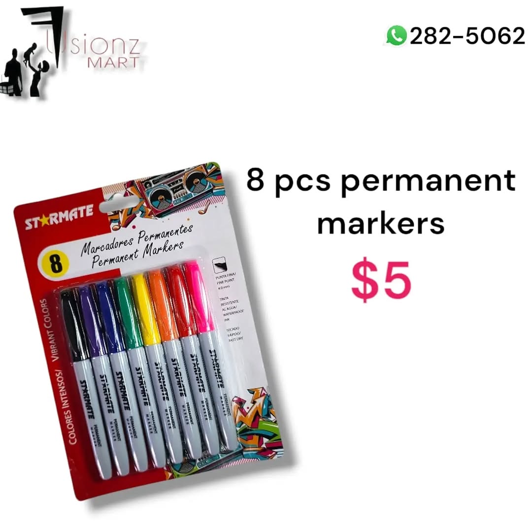 Fusionz Mart – Art & School Supplies at Priced Deals (Modeling Clay $5, Markers $5, Paint Brushes $8)