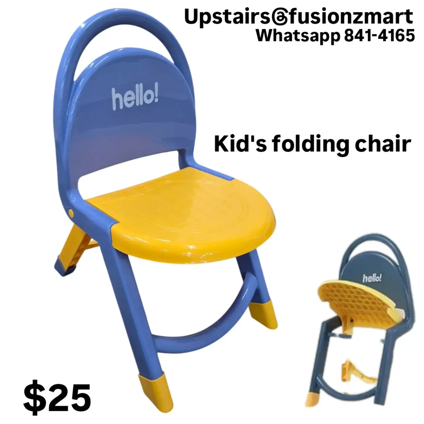 Kid's Folding Chairs – $25 at Fusionz Mart