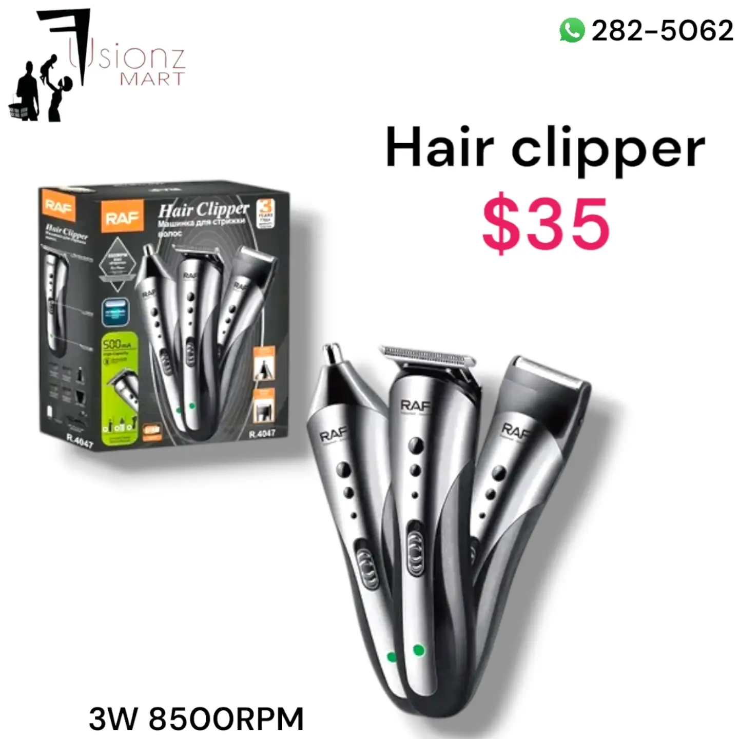 Men's Grooming Kits & Hair Trimmers Available at Fusionz Mart