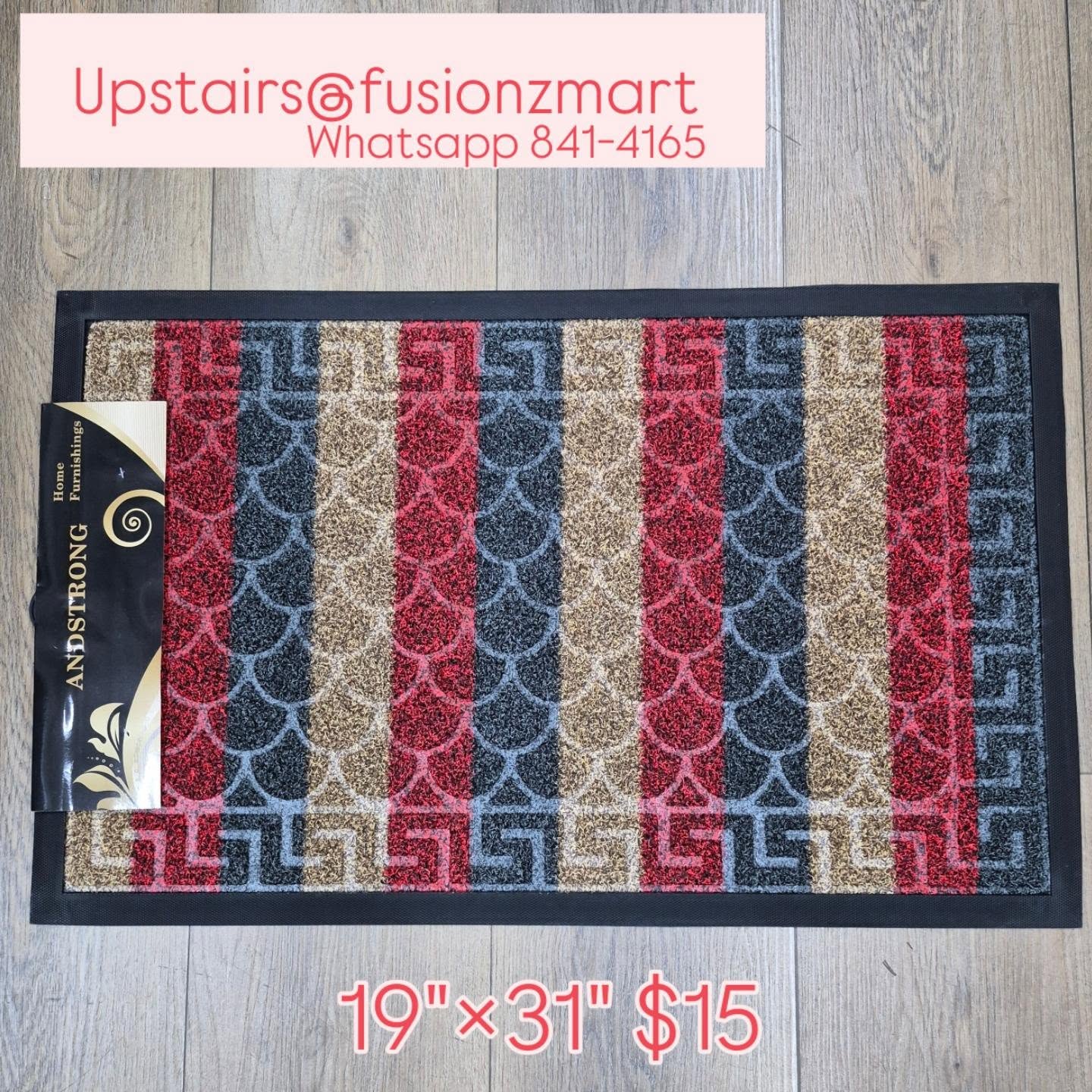 Door Mats Available – 19"×31" for $15 at Fusionz Mart