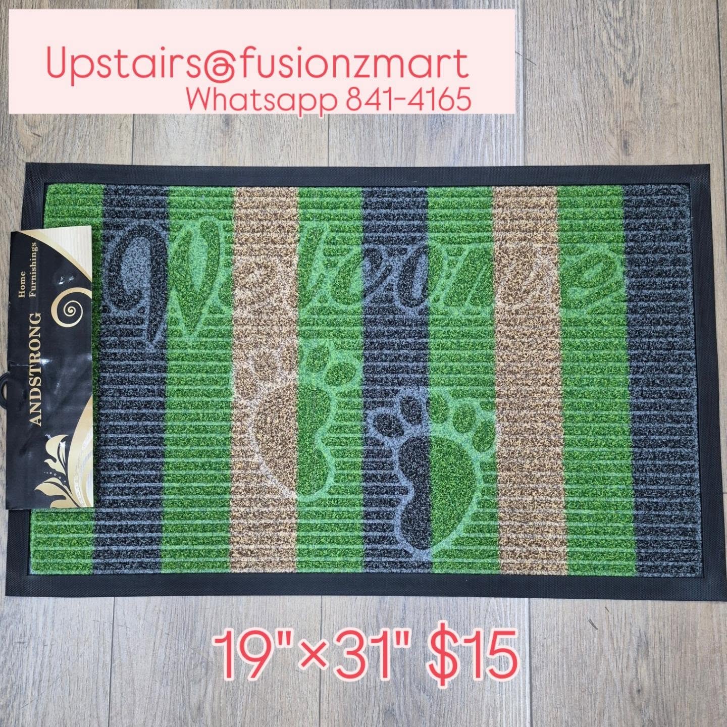 Door Mats Available – 19"×31" for $15 at Fusionz Mart