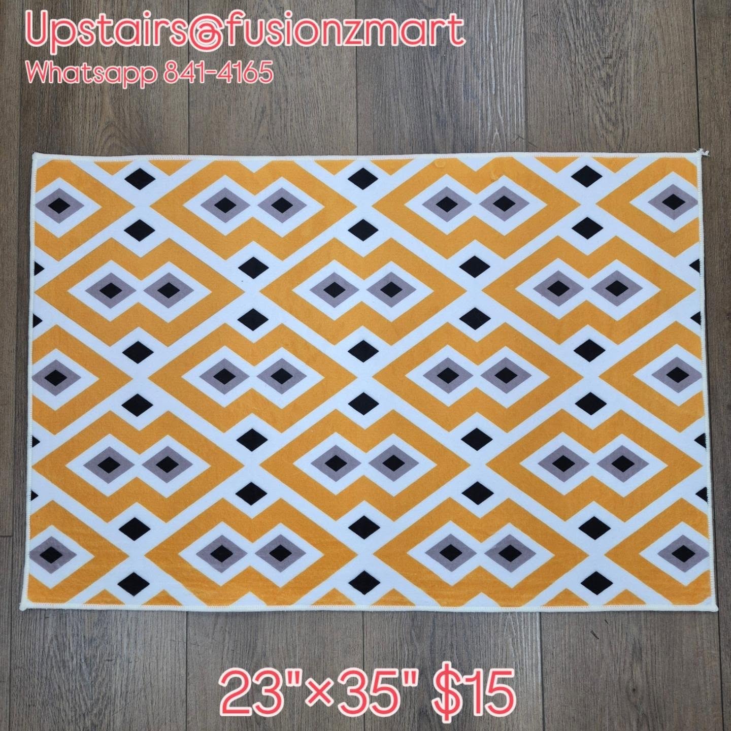 Floor Mats Available – 23"×35" for $15 at Fusionz Mart