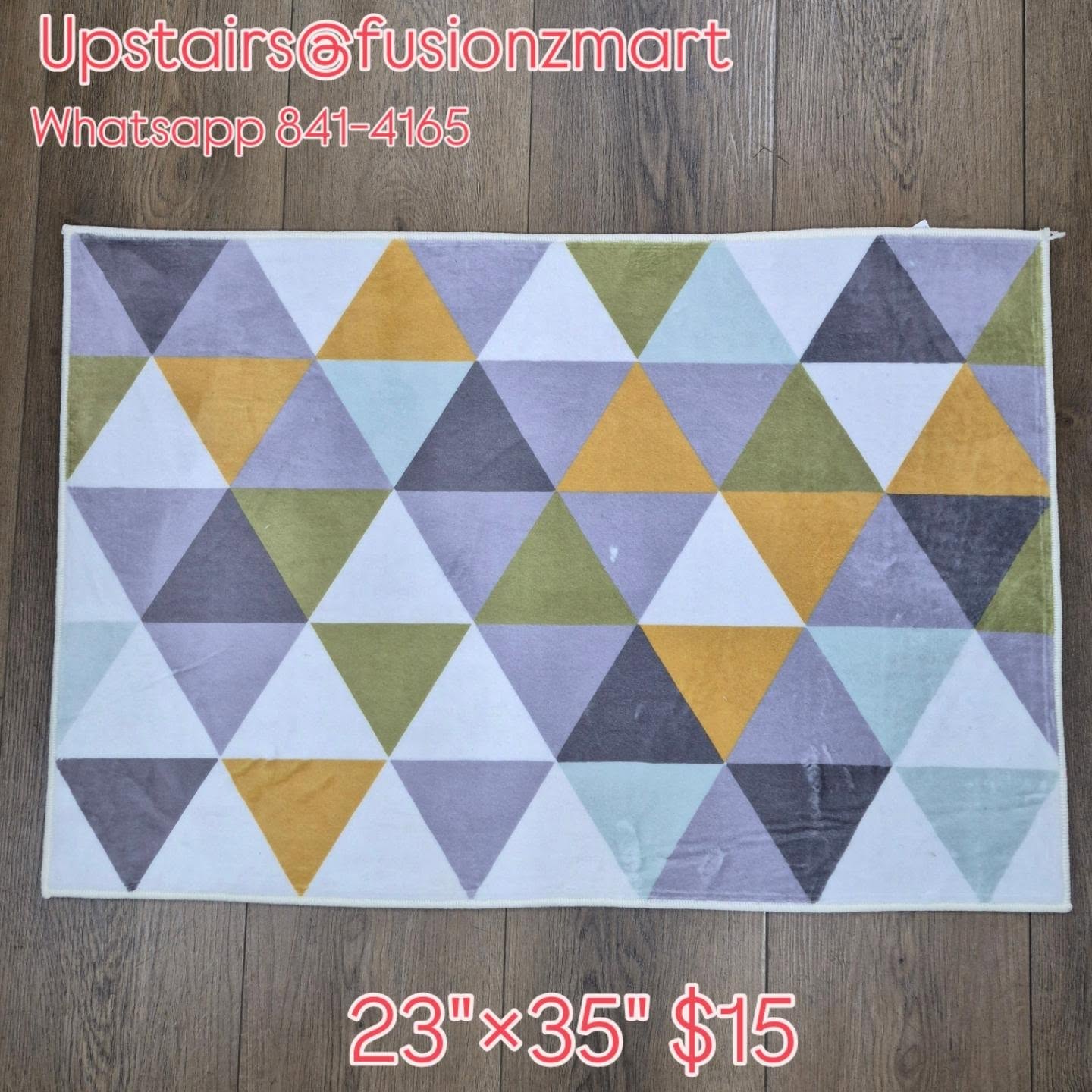 Floor Mats Available – 23"×35" for $15 at Fusionz Mart
