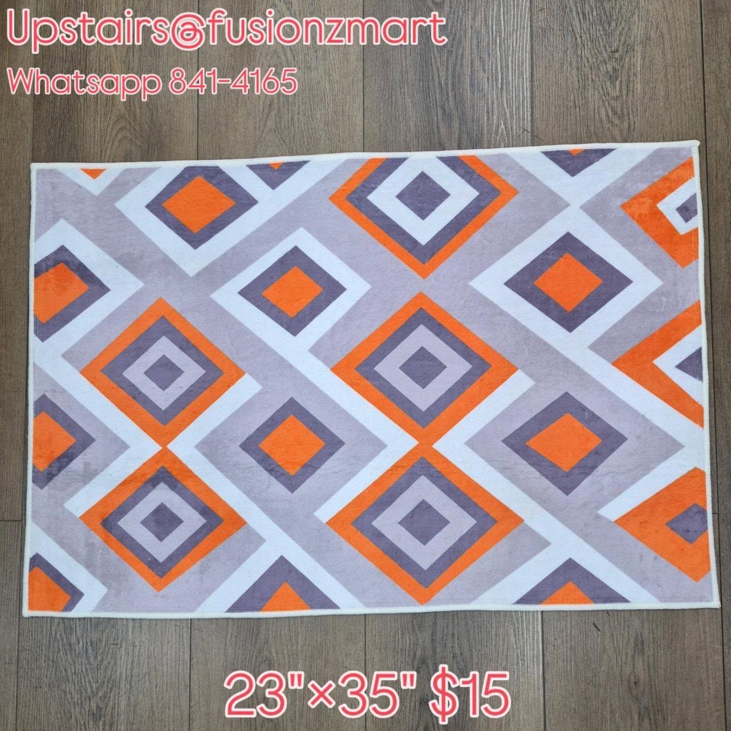 Floor Mats Available – 23"×35" for $15 at Fusionz Mart