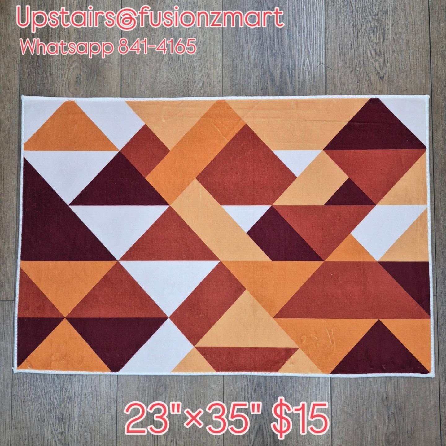 Floor Mats Available – 23"×35" for $15 at Fusionz Mart