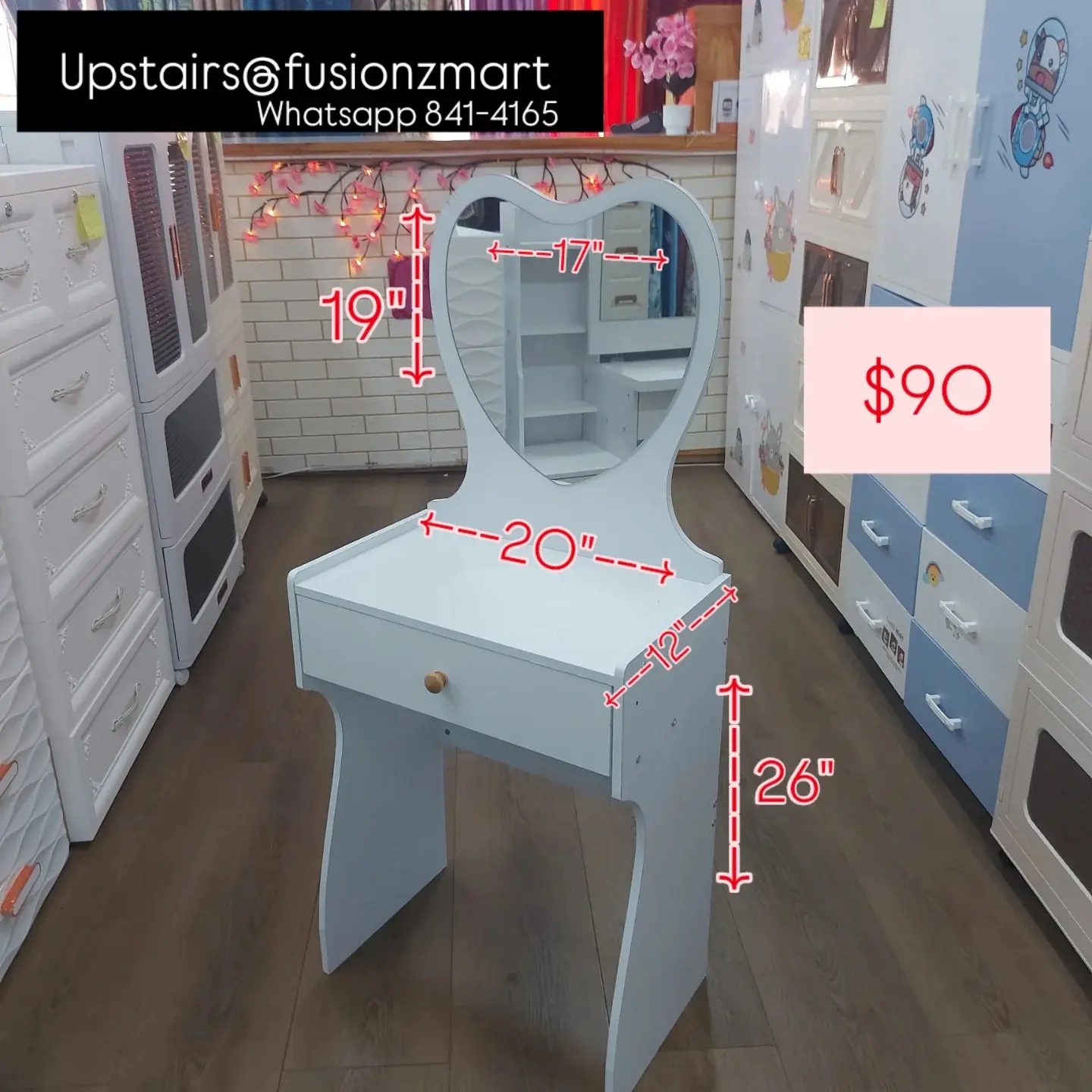 New Arrivals: Vanity Dressing Tables at Fusionz Mart Upstairs