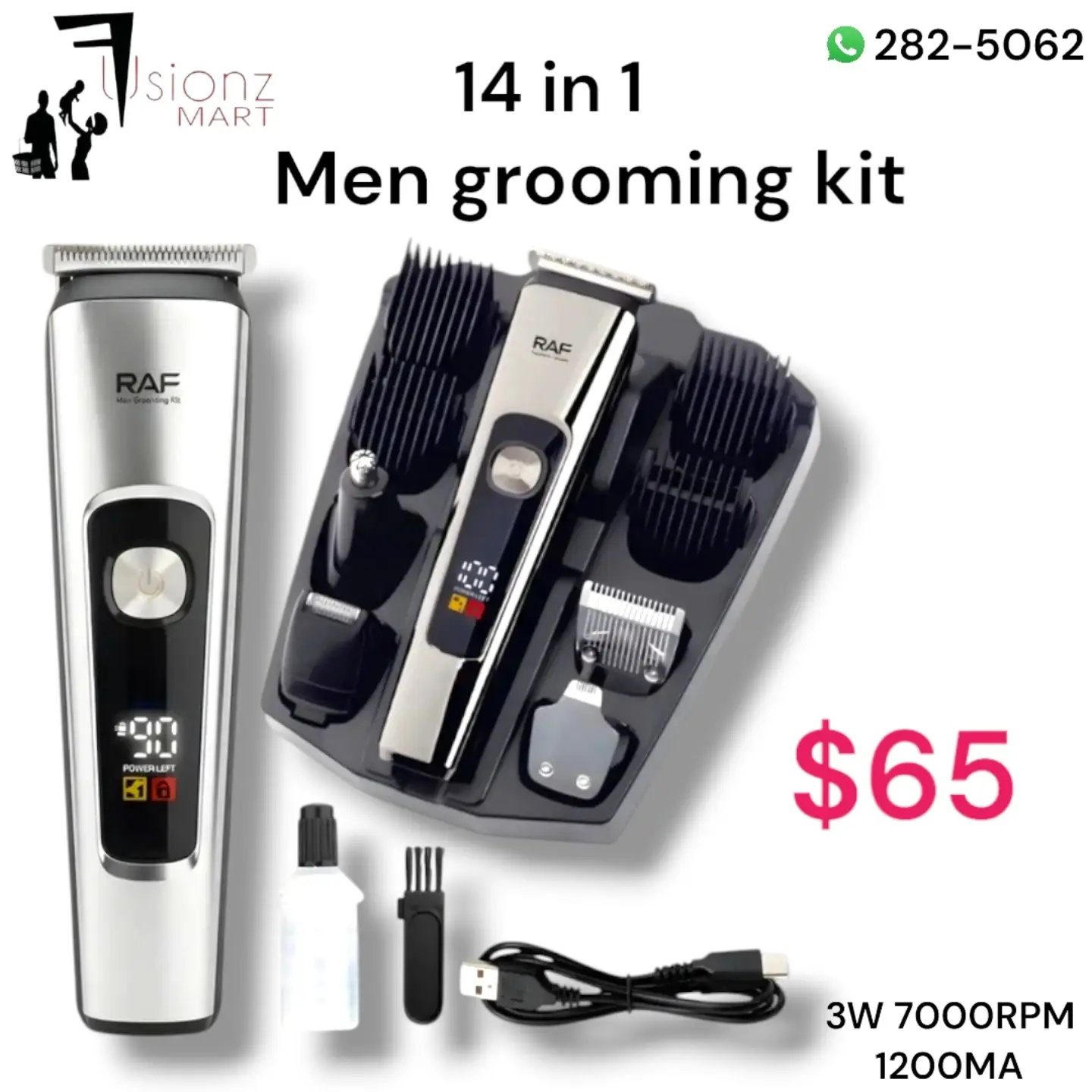 Men's Grooming Kits & Hair Clippers Available at Fusionz Mart