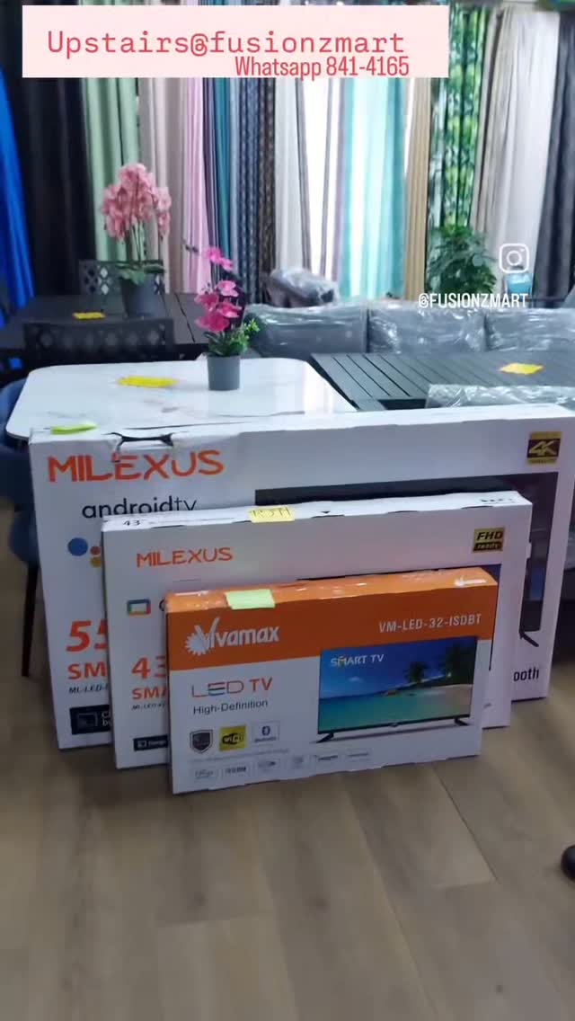 Smart TVs on Sale – 32", 43" & 55" from $449 at Fusionz Mart