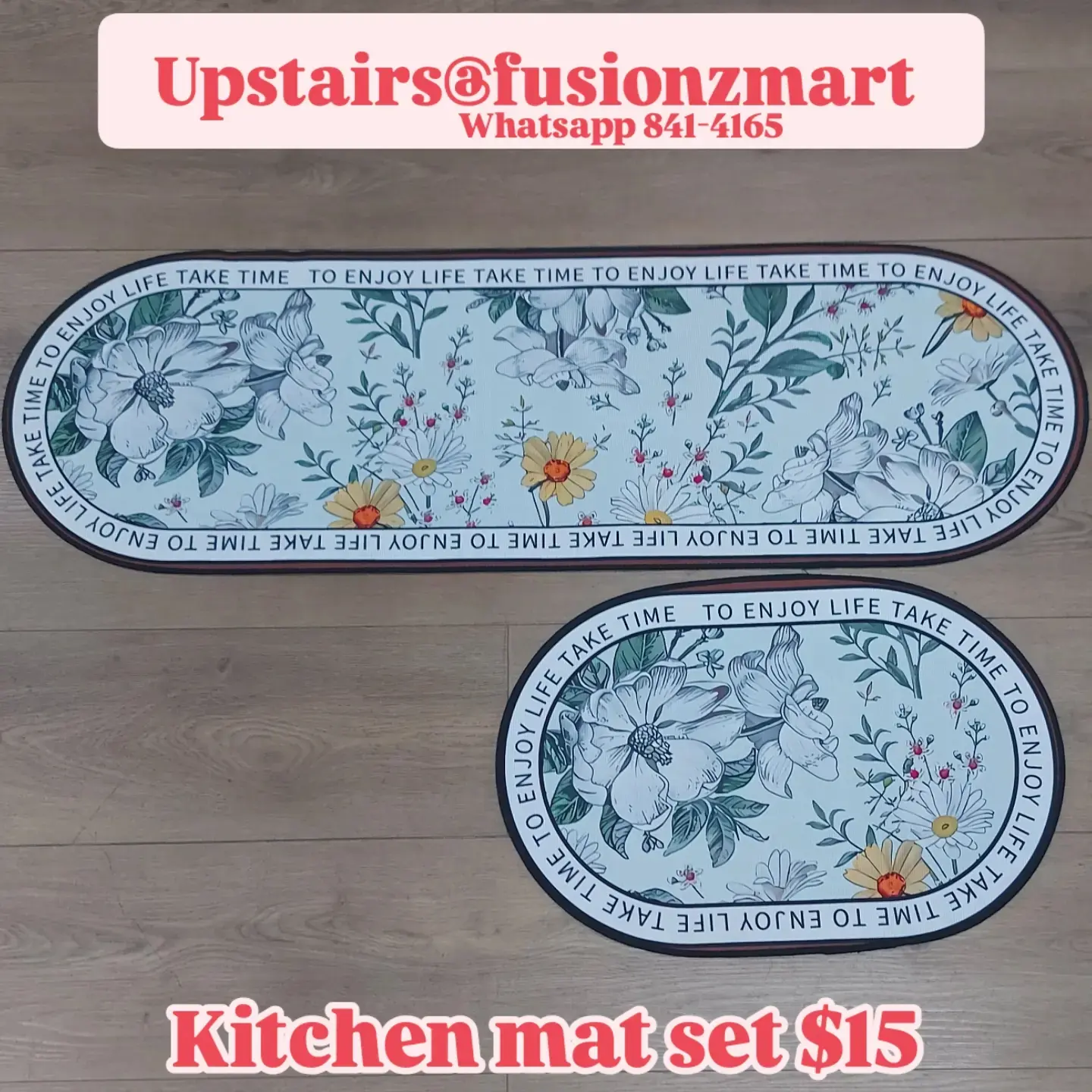 Kitchen Mat Sets from $10 at Fusionz Mart