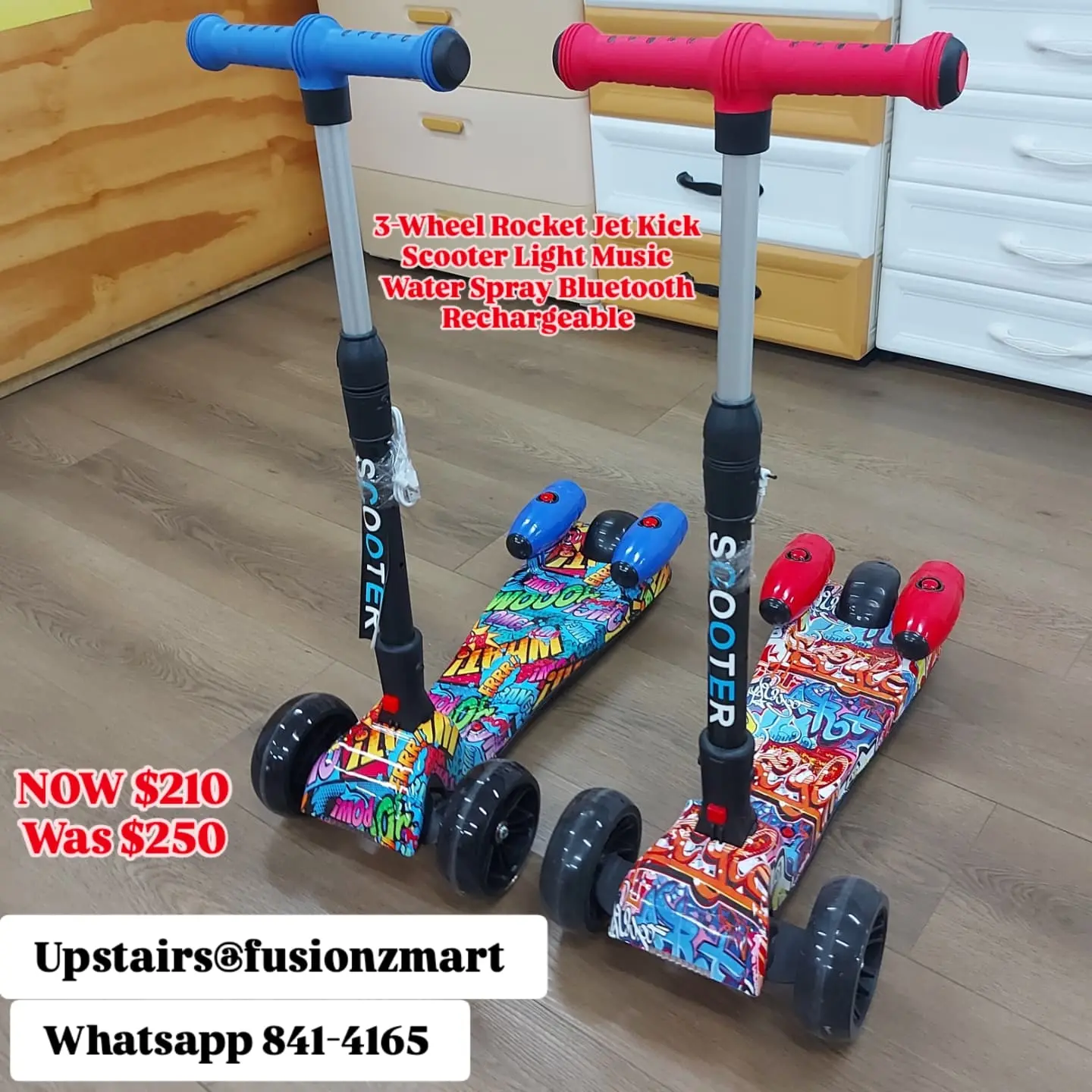Kids Scooters Available at Fusionz Mart – Multiple Models & Prices